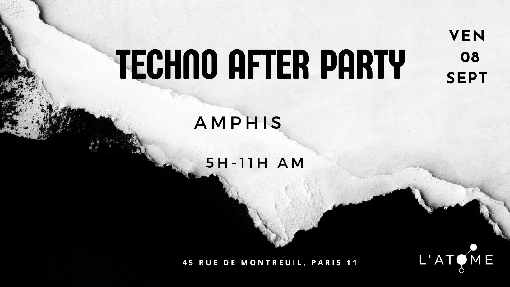 After Techno L'atome #346 W/ Amphis