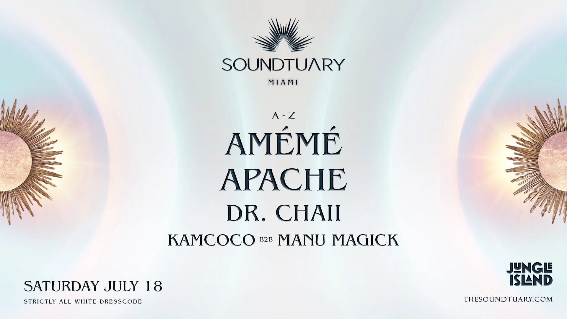 Soundtuary White Party - VIII Anniversary - Jungle Island