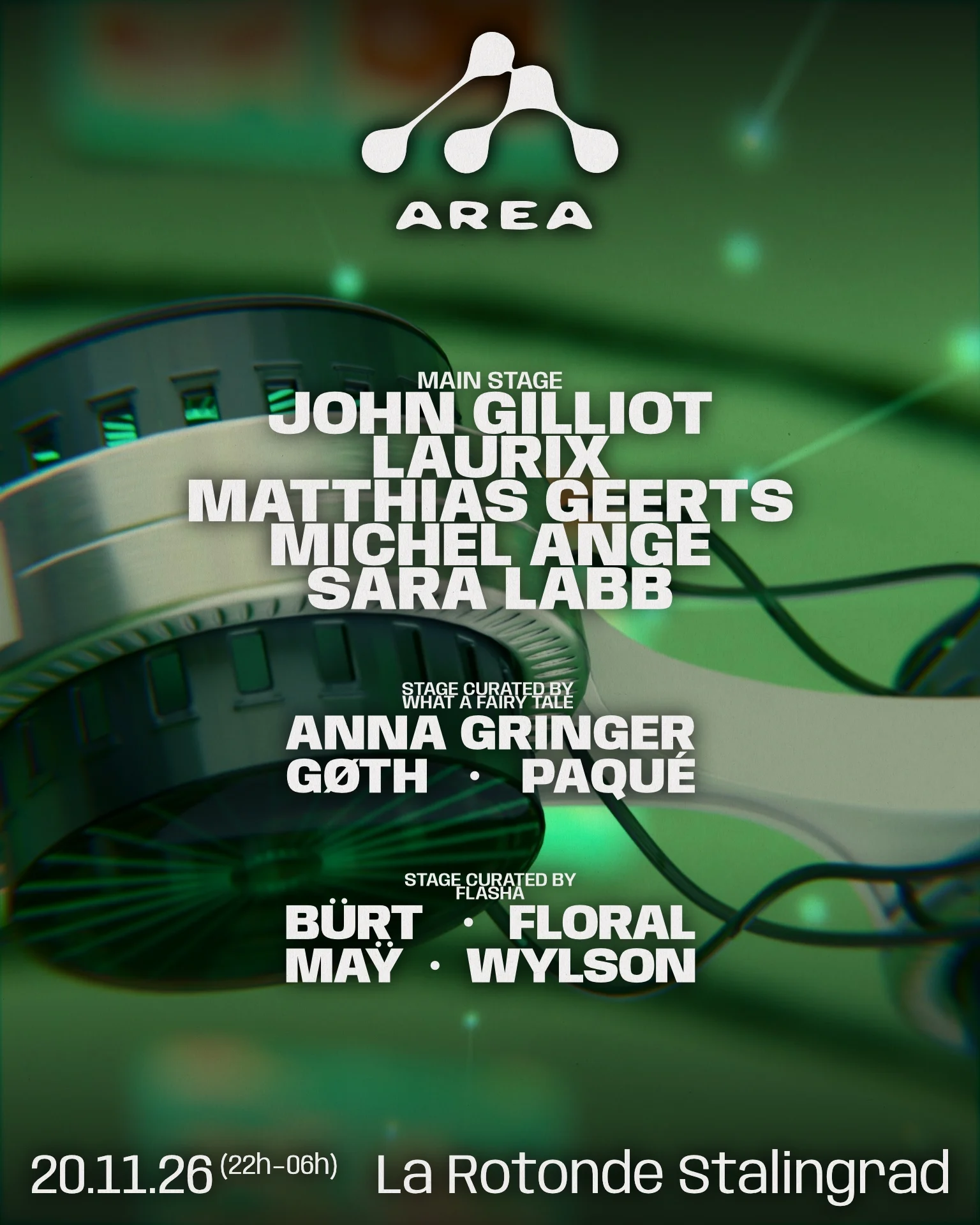 Area · John Gilliot · Laurix · Matthias Geerts & More