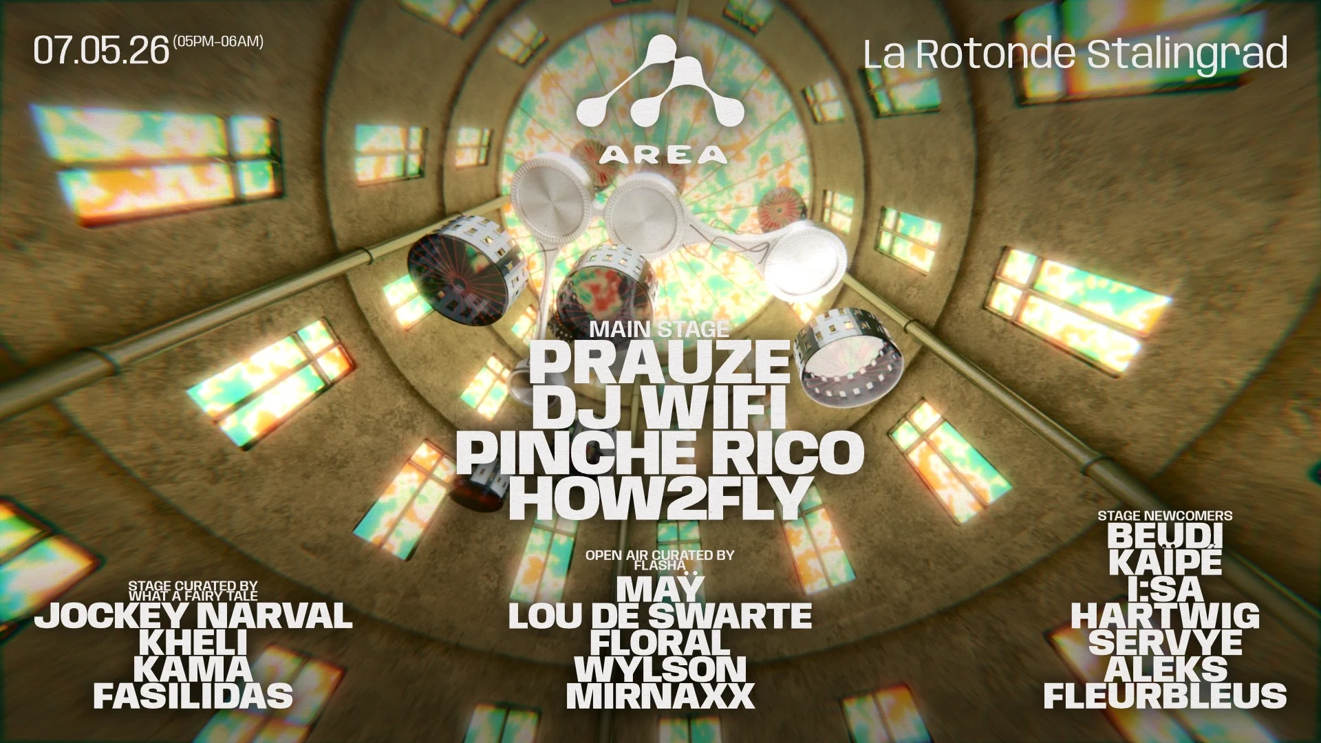 Area Open-Air + Club : Prauze · Dj Wifi · How2fly & More