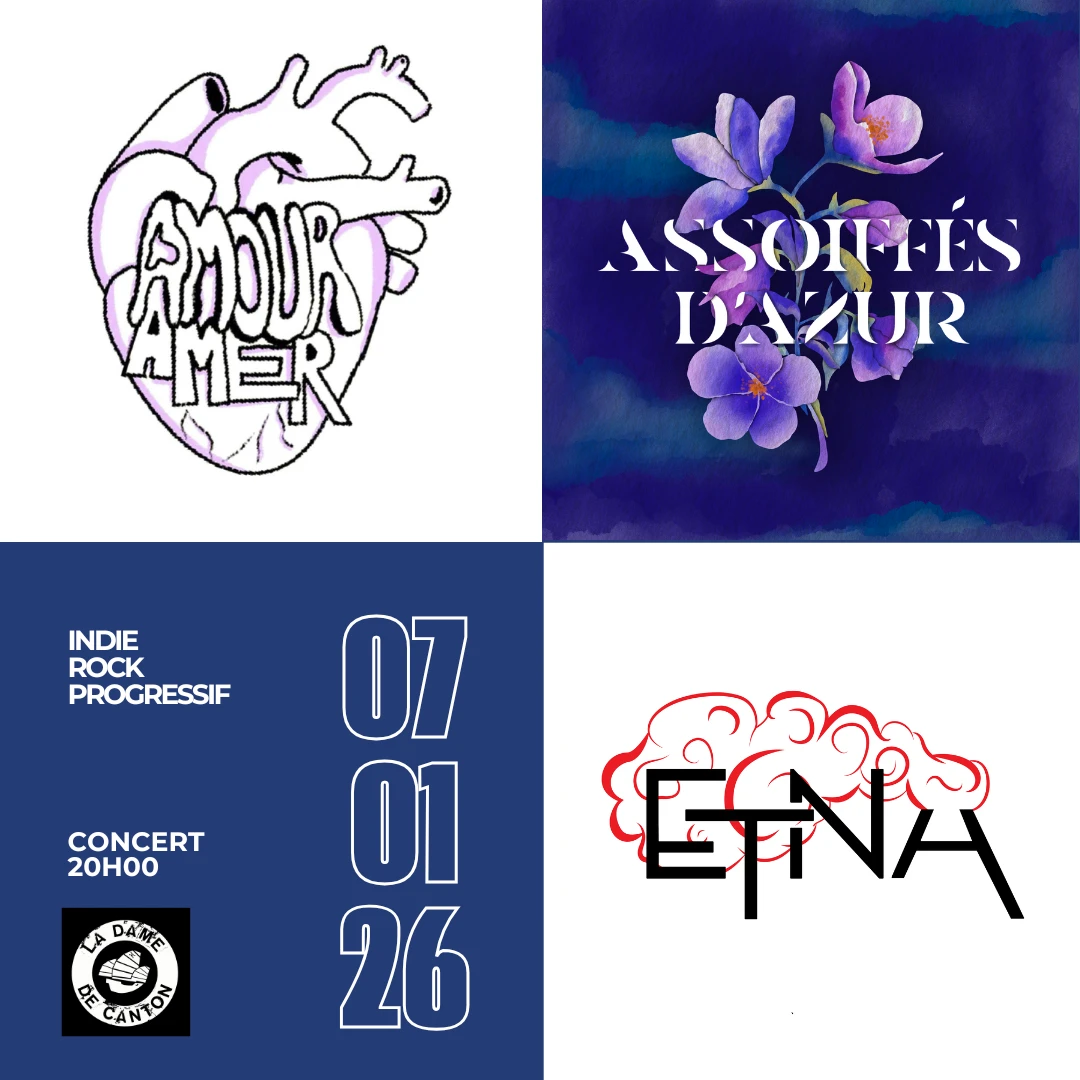 Annulation Concert // Etna X Assoiffés D'azur X Amour Amer