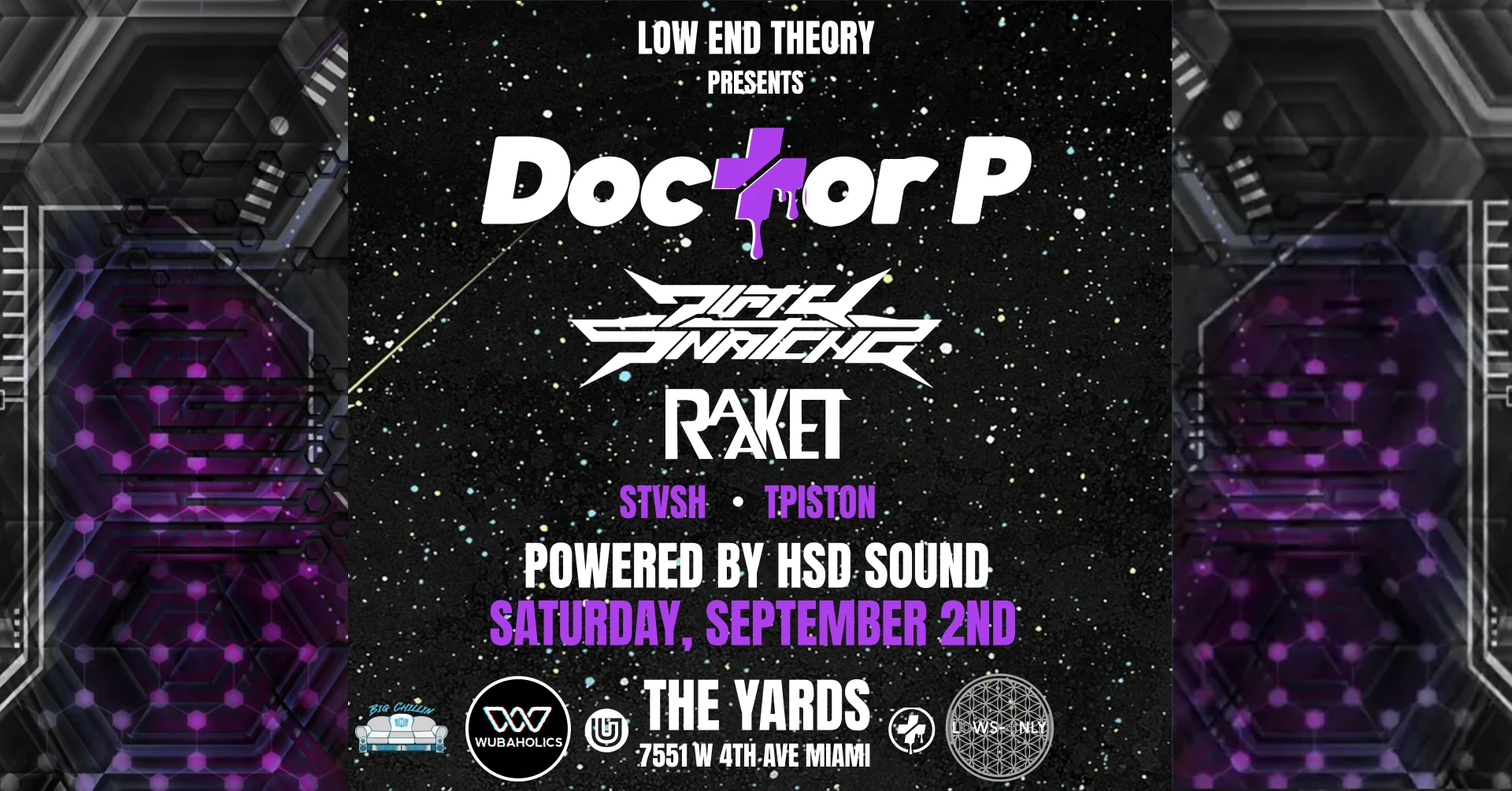 Low End Theory Presents: Doctor P @ The Yards Miami (18+)