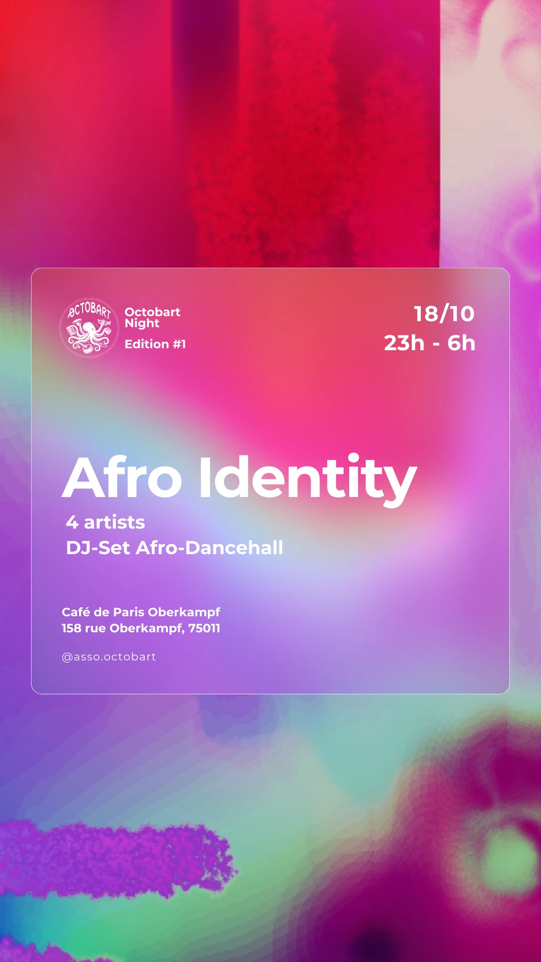 Octobart Night - Édition #1 : Afro Identity