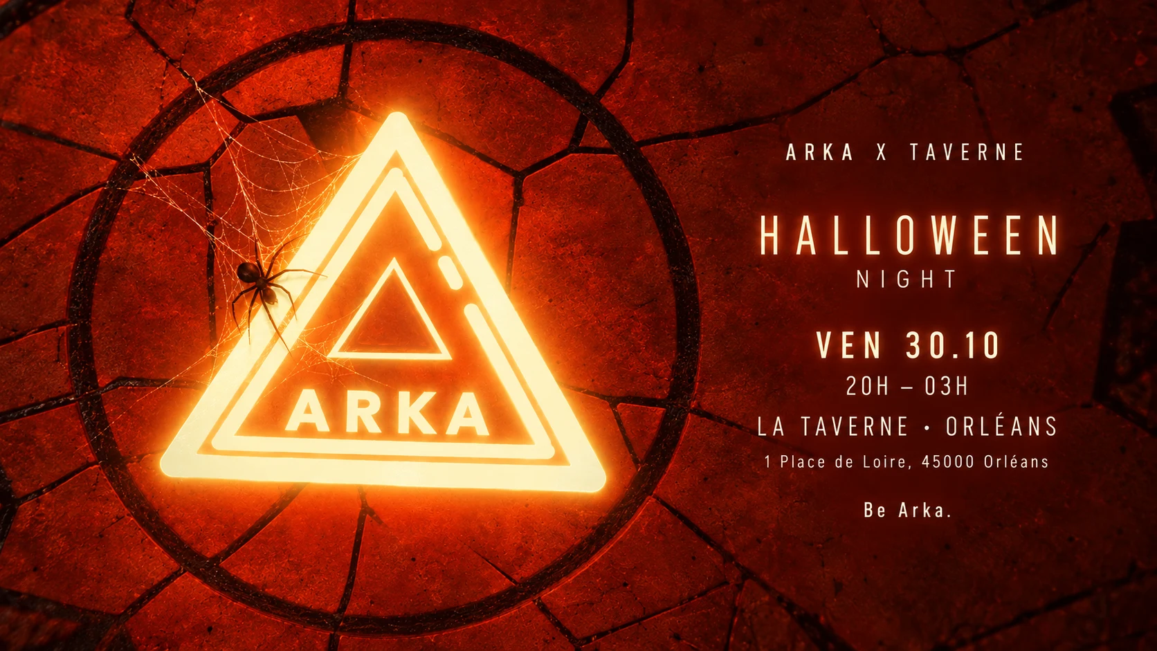 Arka X Taverne — Halloween Night · Ven 30.10