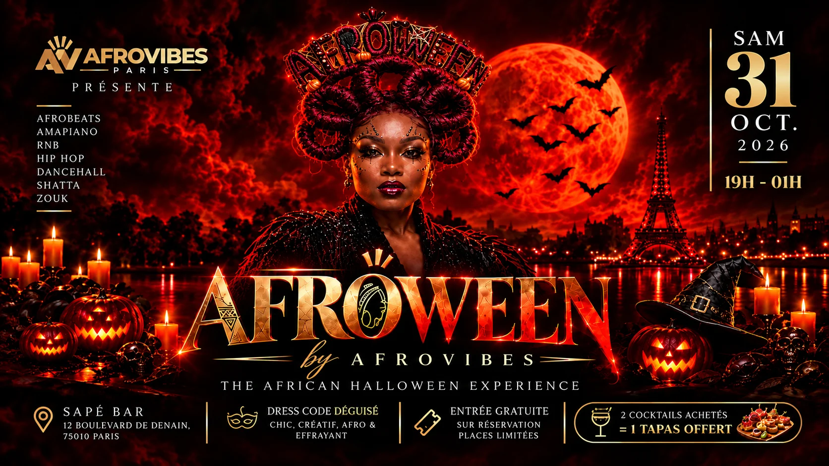 Afroween By Afrovibes Paris - Halloween Party