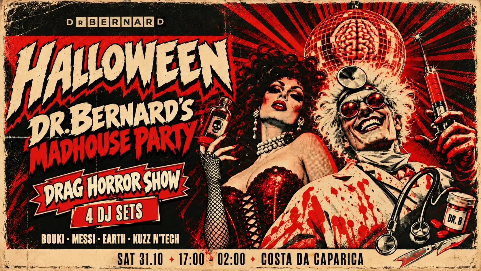 Dr.Bernard’S Madhouse | Halloween Party