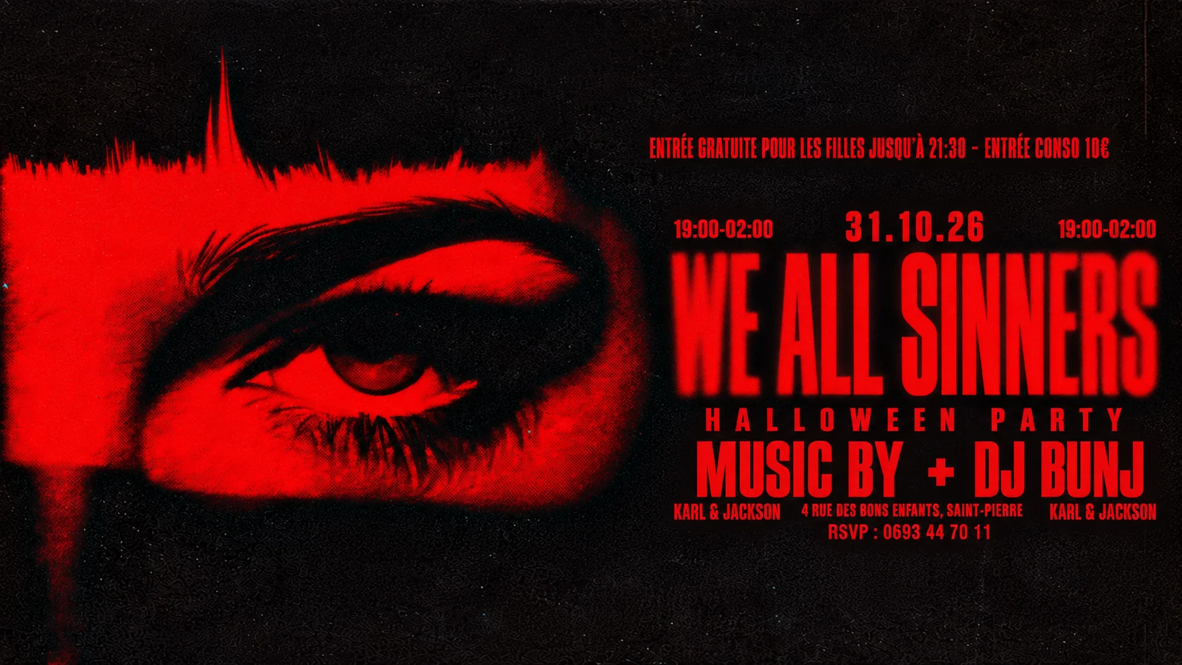 We All Sinners - Halloween Party.🩸💀
