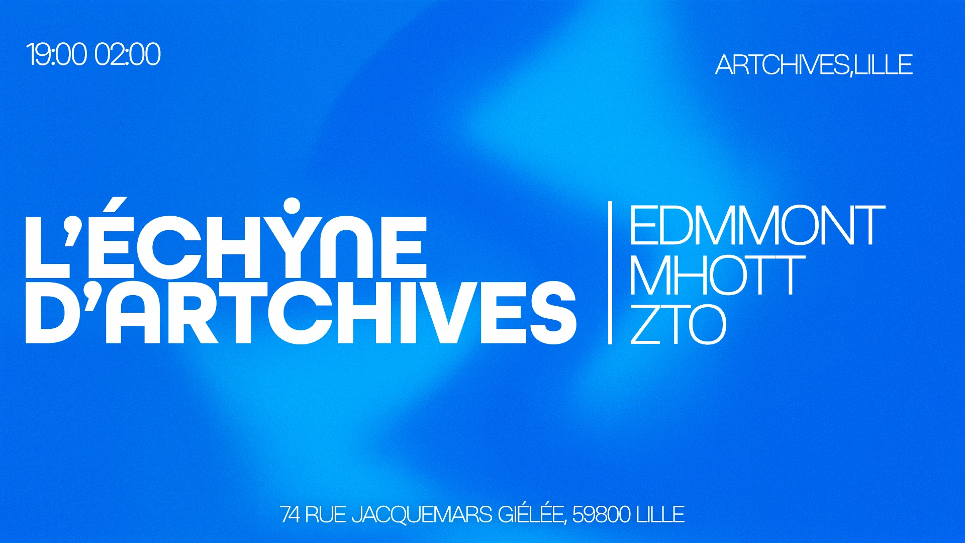 L'échyne D'artchives : Zto, Edmmont, Mhott