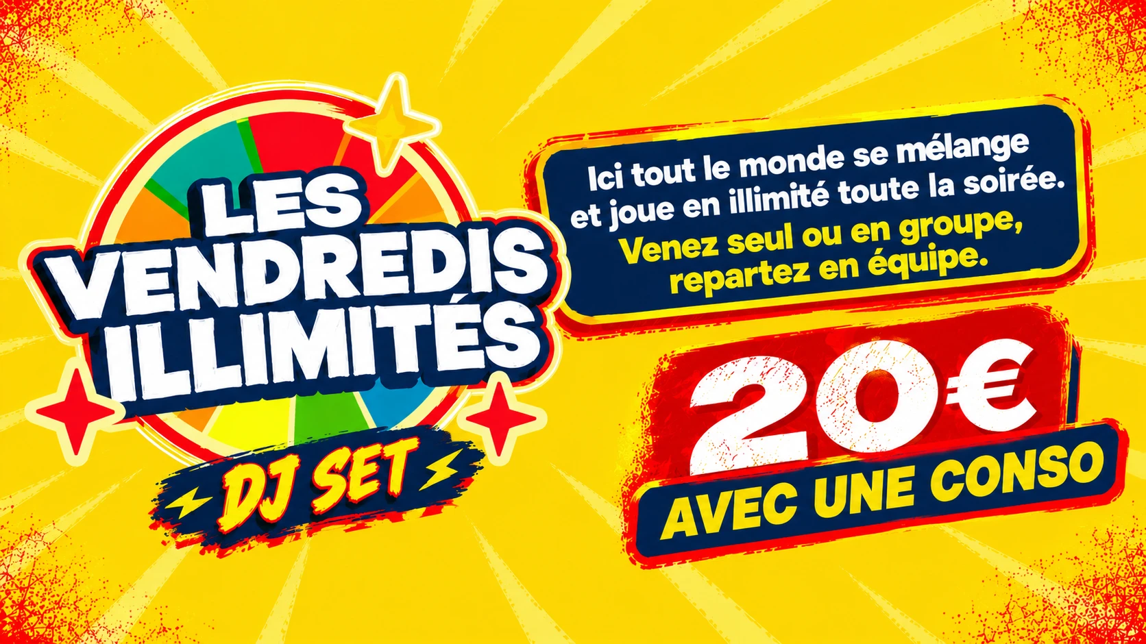 Vendredis Illimités + Dj Set - 30 Octobre