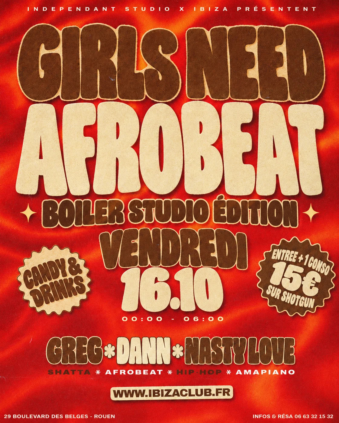 Girl Need Afrobeat I Boiler Studio Edition