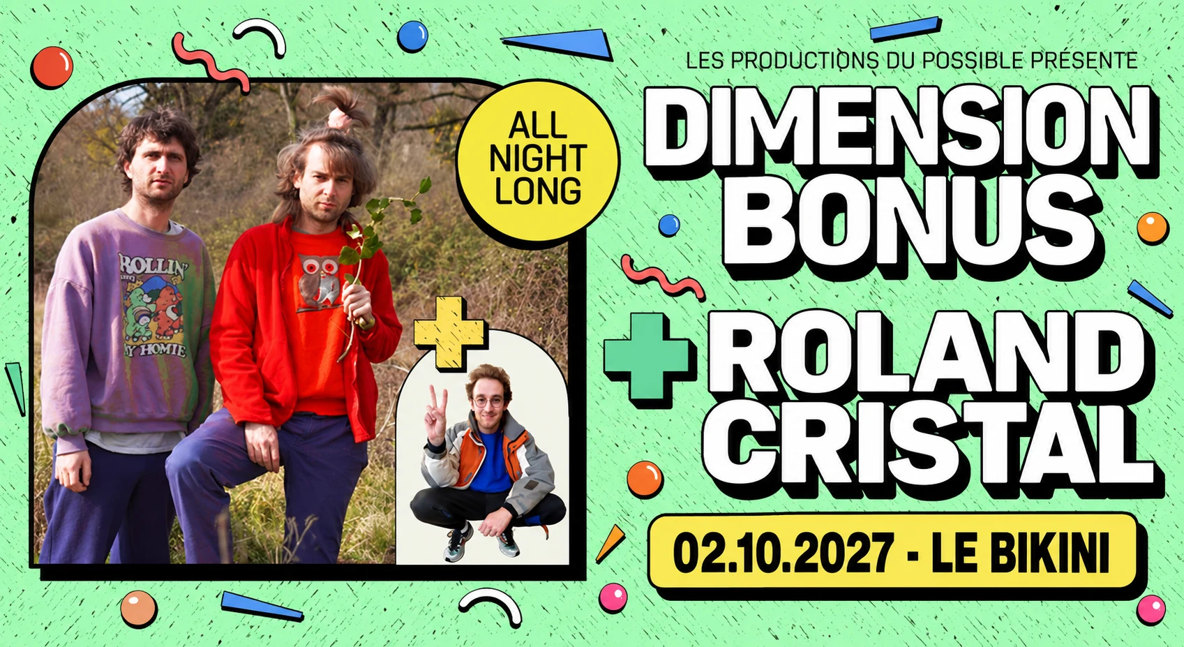 Roland Cristal + Dimension Bonus All Night Long !