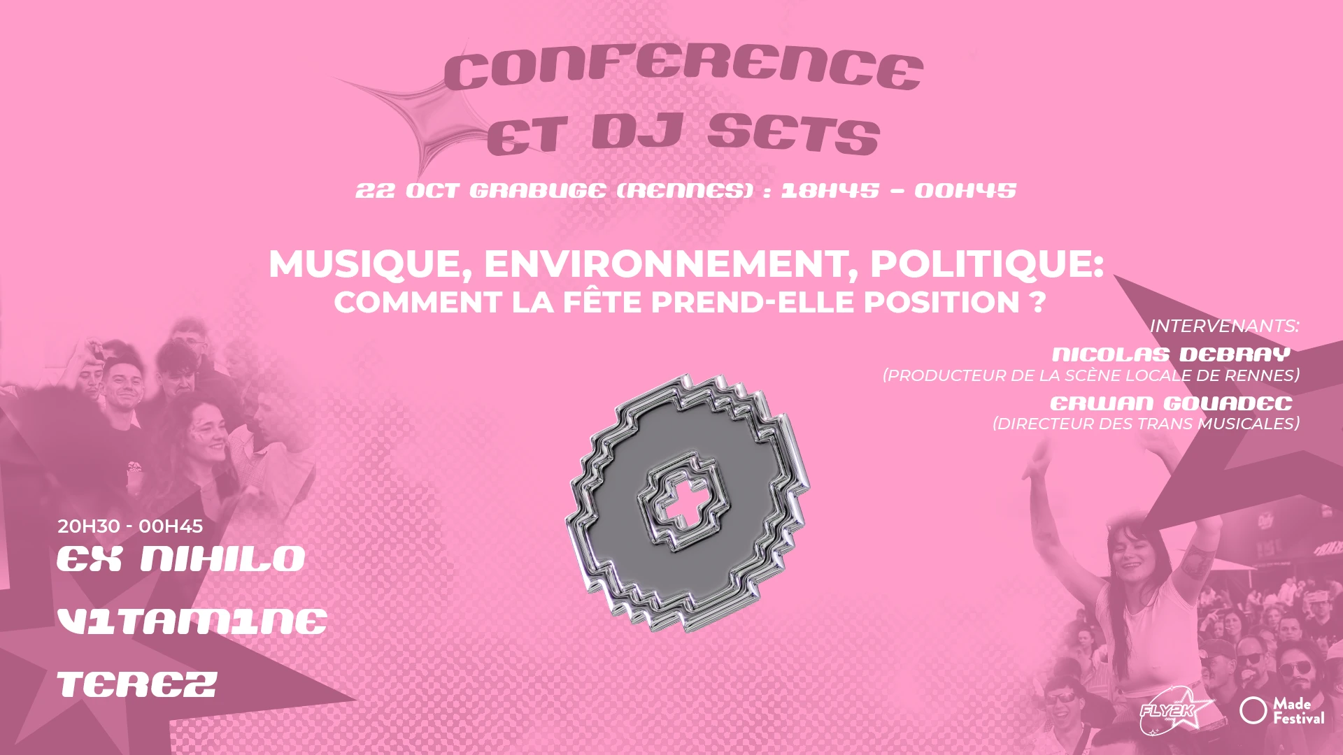 Fly2k X Hexer : Conférences & Dj Sets