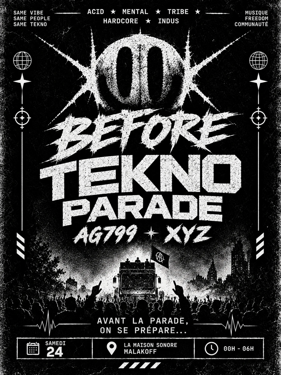 Le Before Tekno Parade By La Maison Sonore