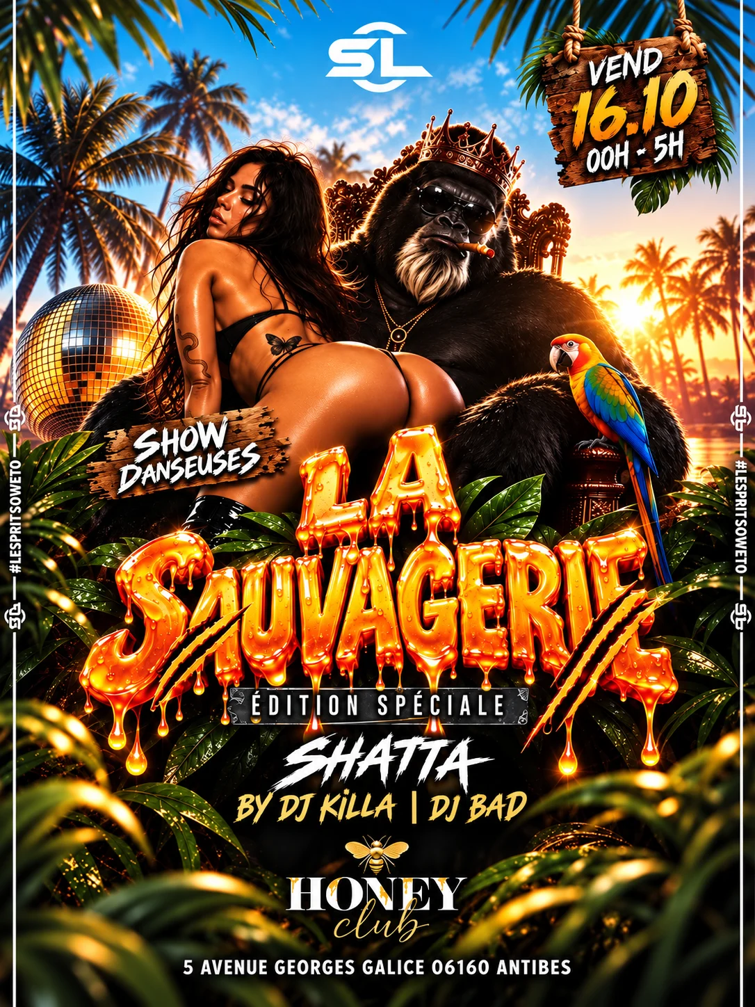 🌴 La Sauvagerie À Antibes ! 🦍🔥