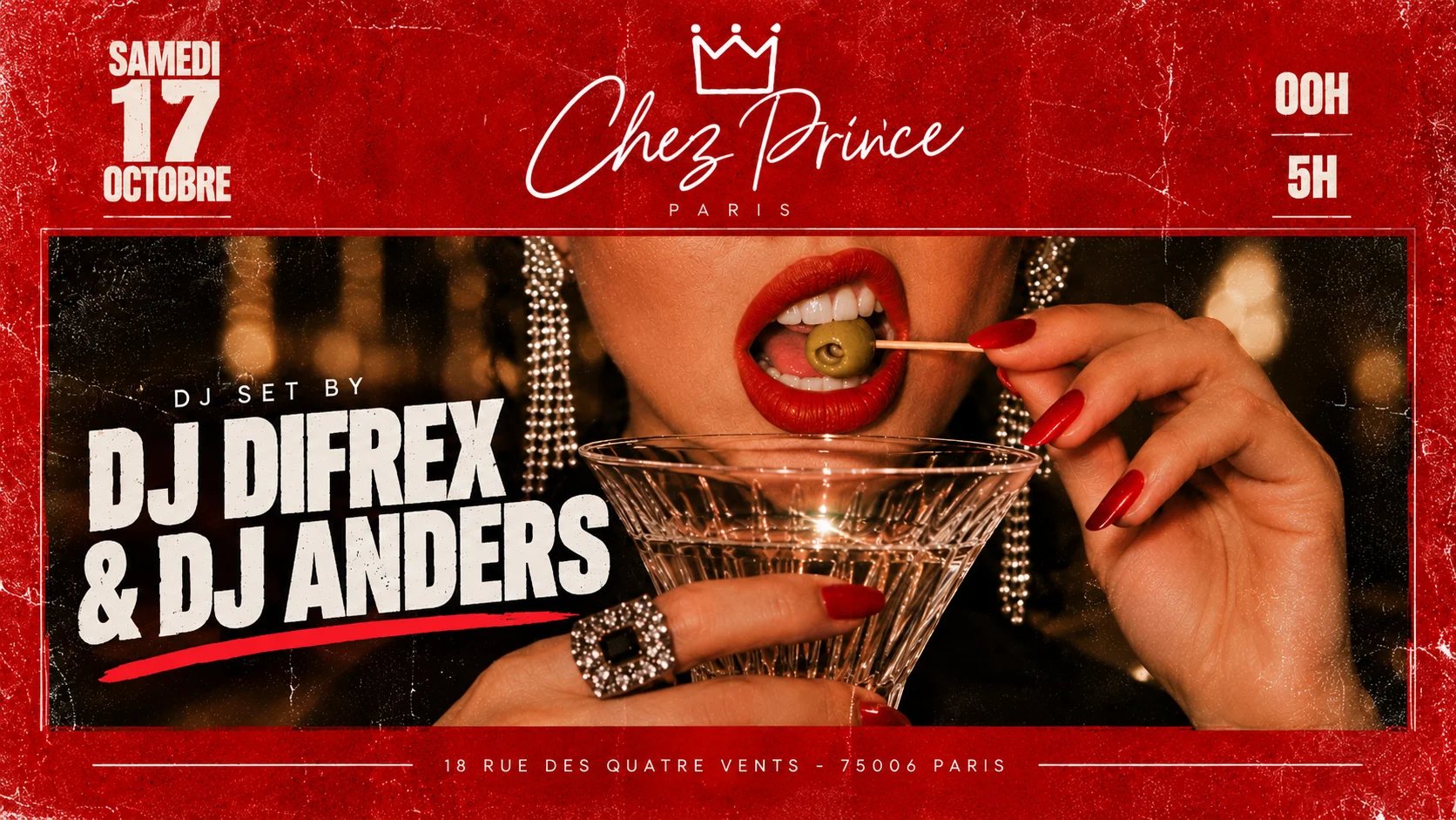 Samedi Open Format At Chez Prince