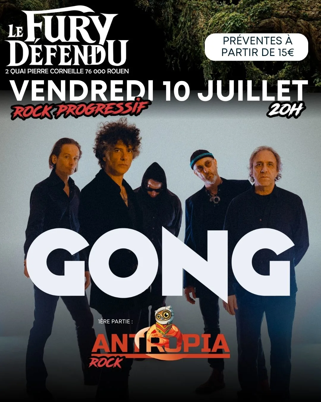 Gong / Antropia // Le Fury Défendu