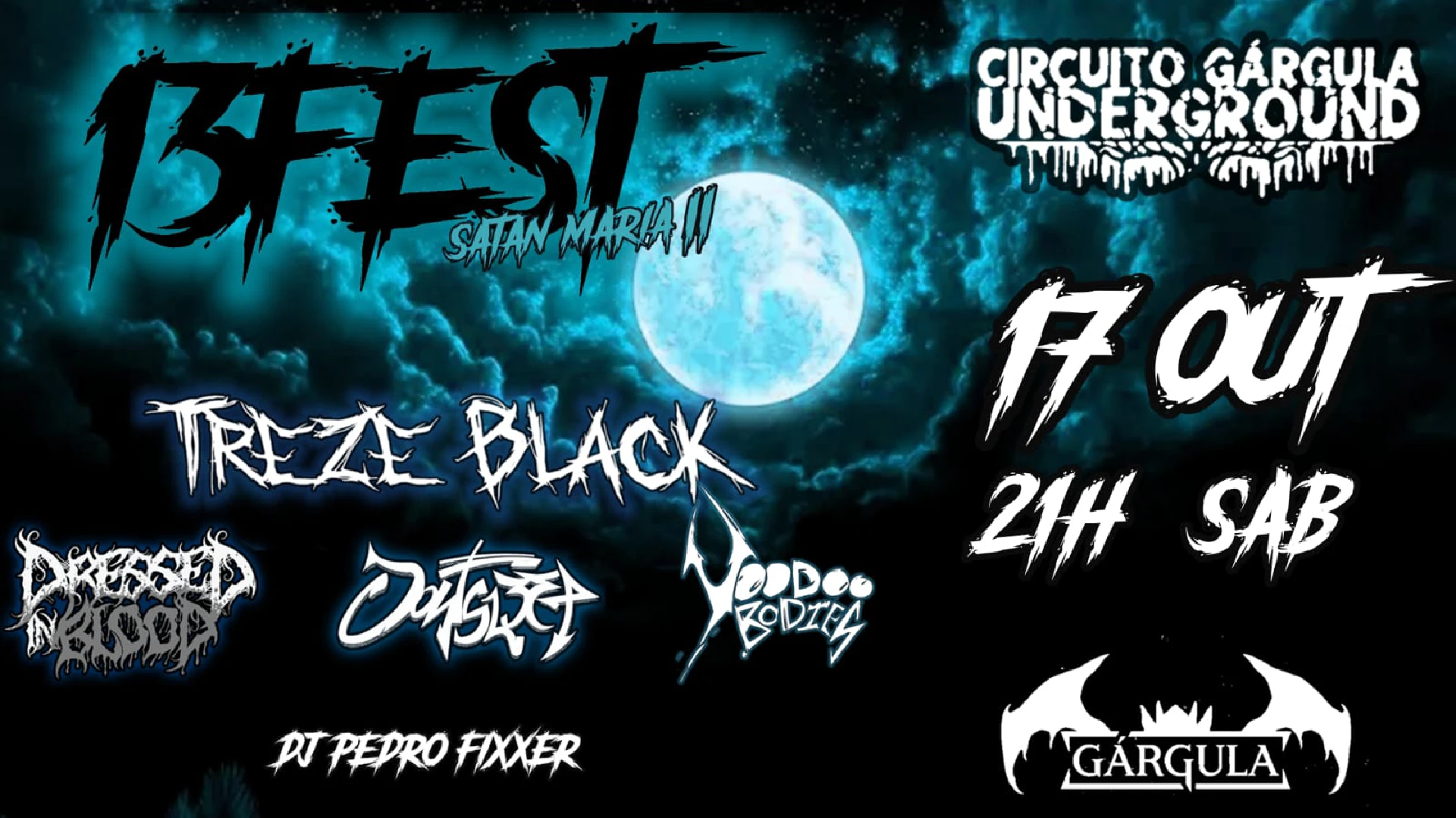 13fest Santa Maria & Circuito Gárgula Underground