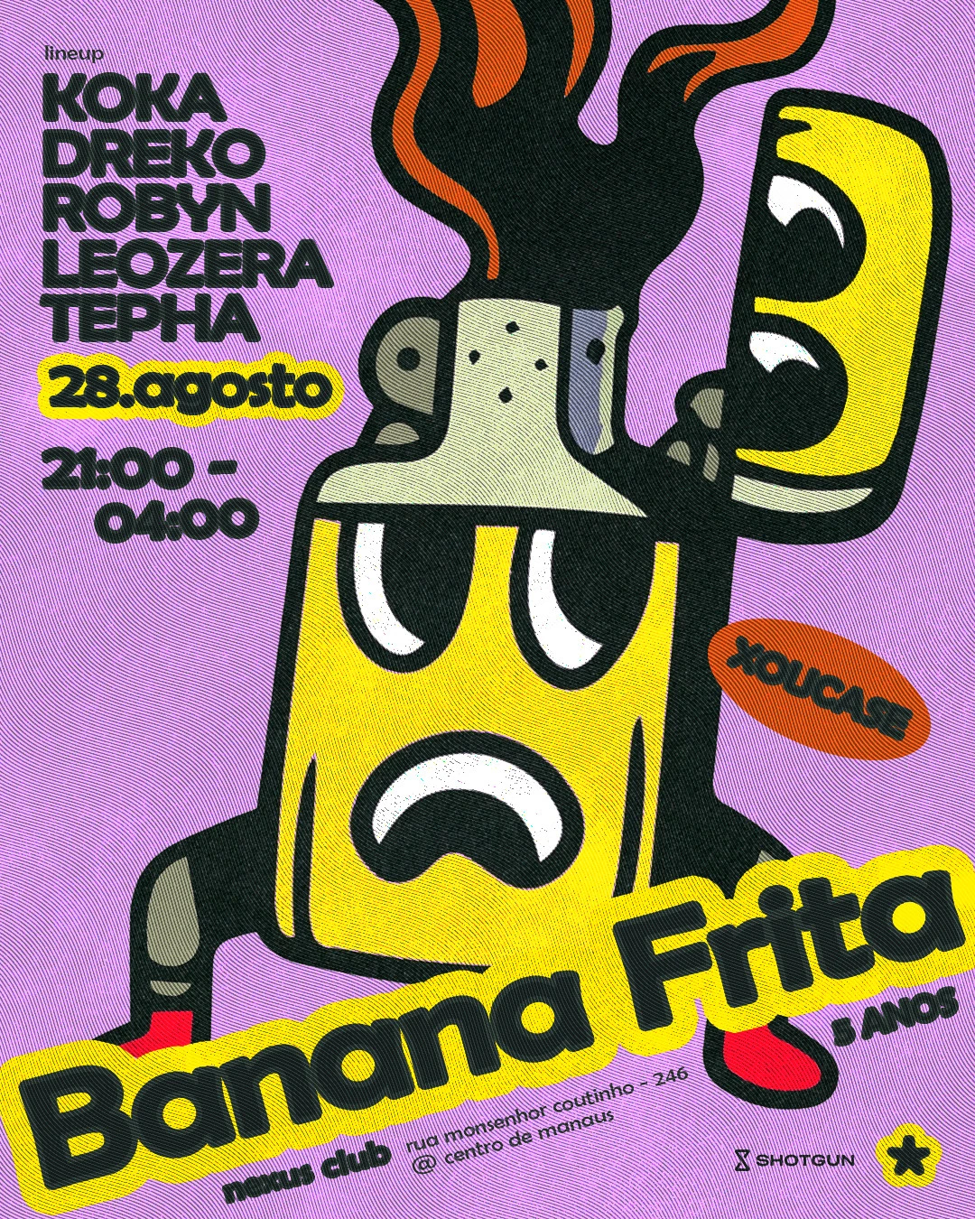 Banana Frita Xoucrazy 28.08 - Centro, Manaus