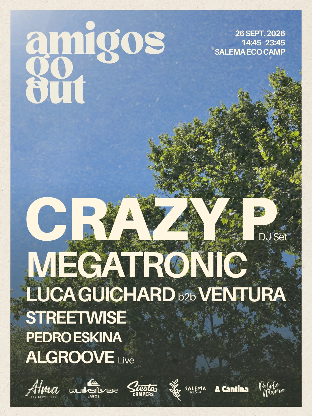 Amigos Go Out @Salema Eco Camp / Crazy P (Dj Set)