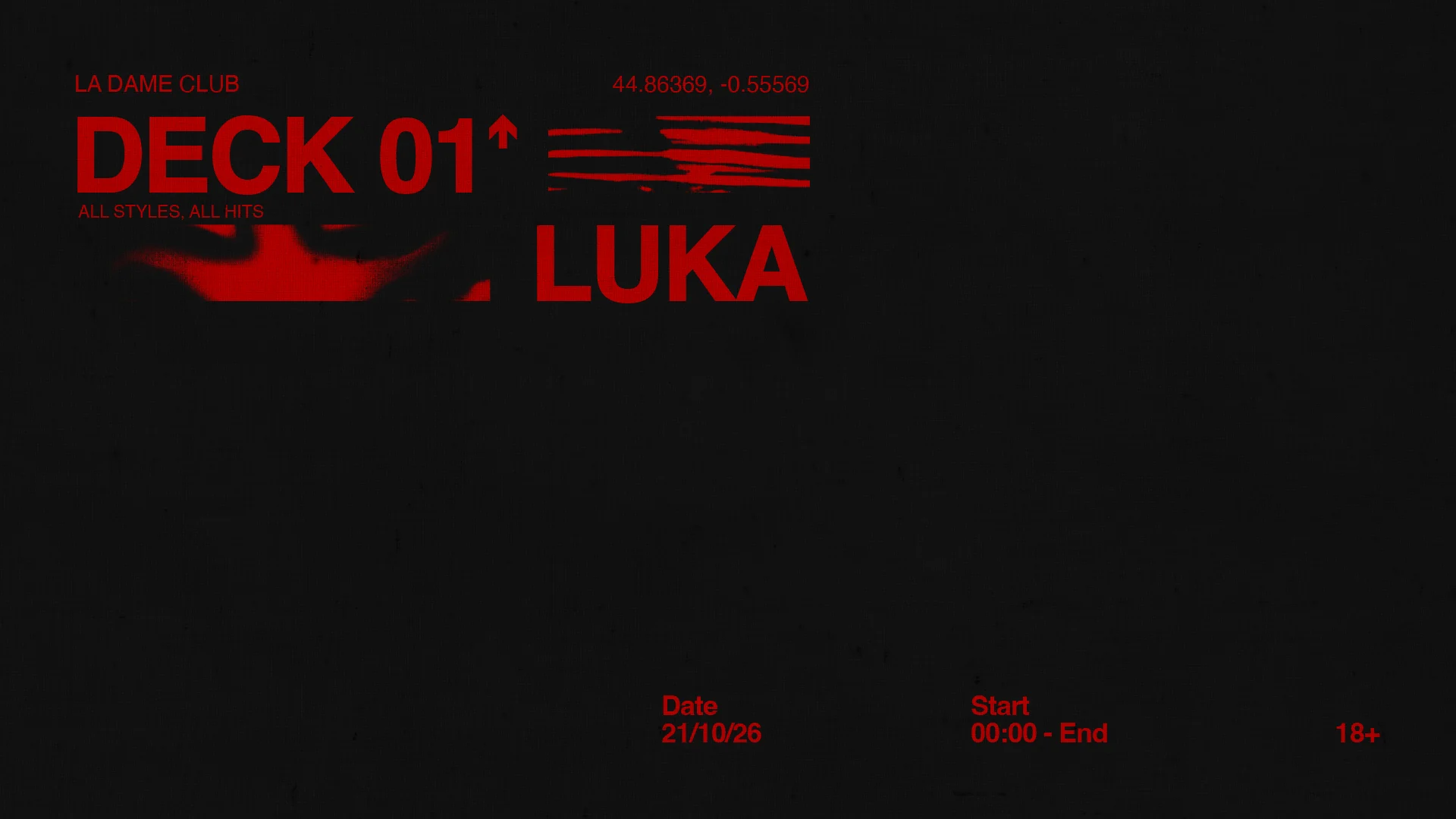 La Dame // Mer 21 Oct // Luka