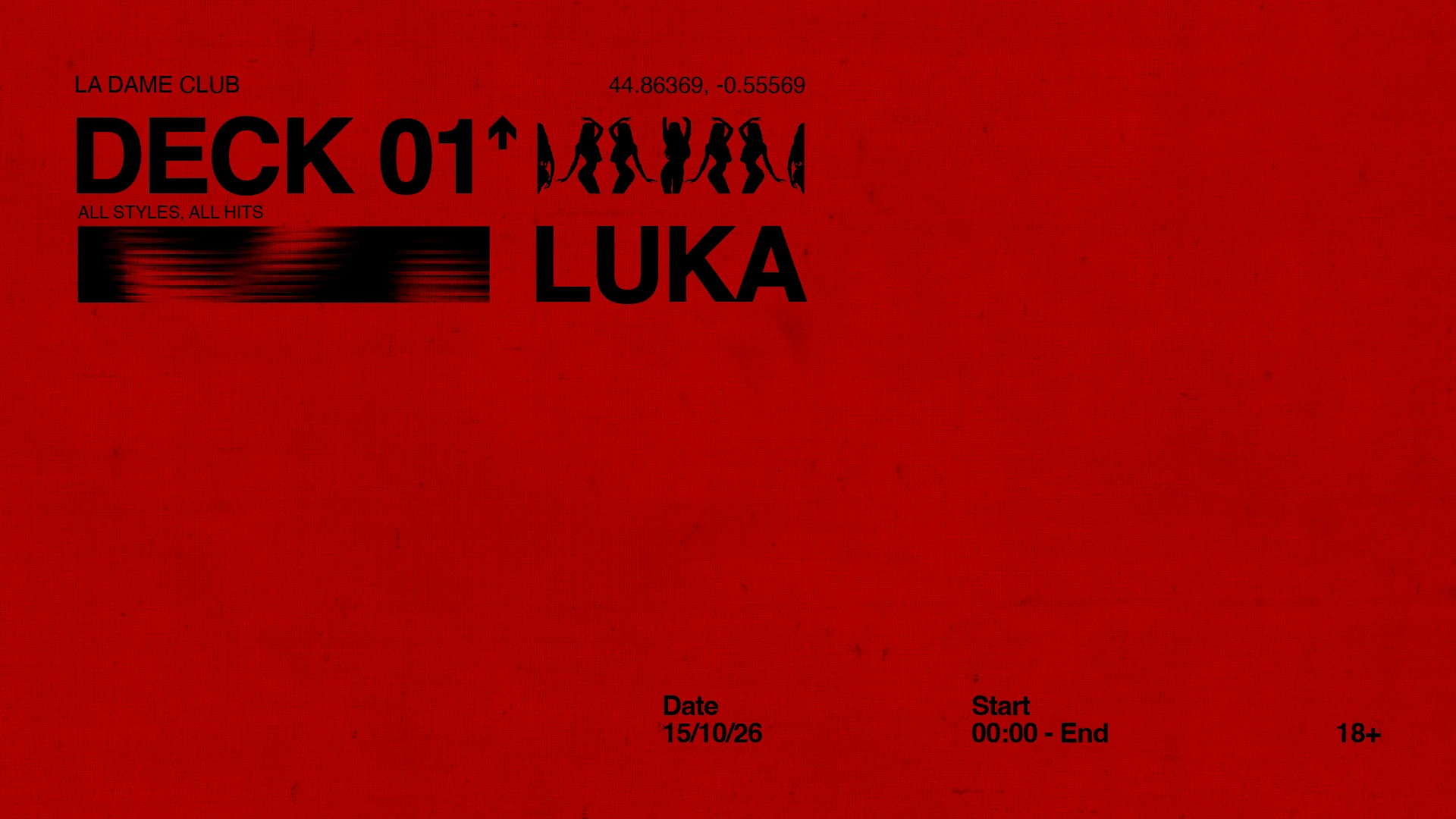 La Dame // Jeu 15 Oct // Luka