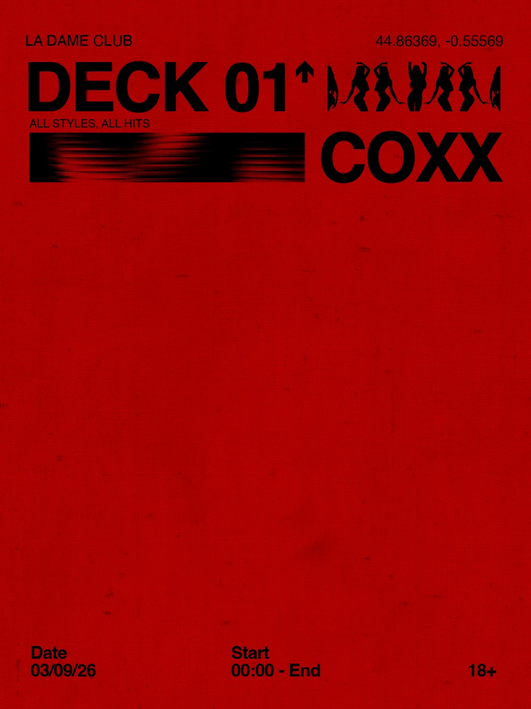 La Dame // Jeu 03 Sept // Coxx