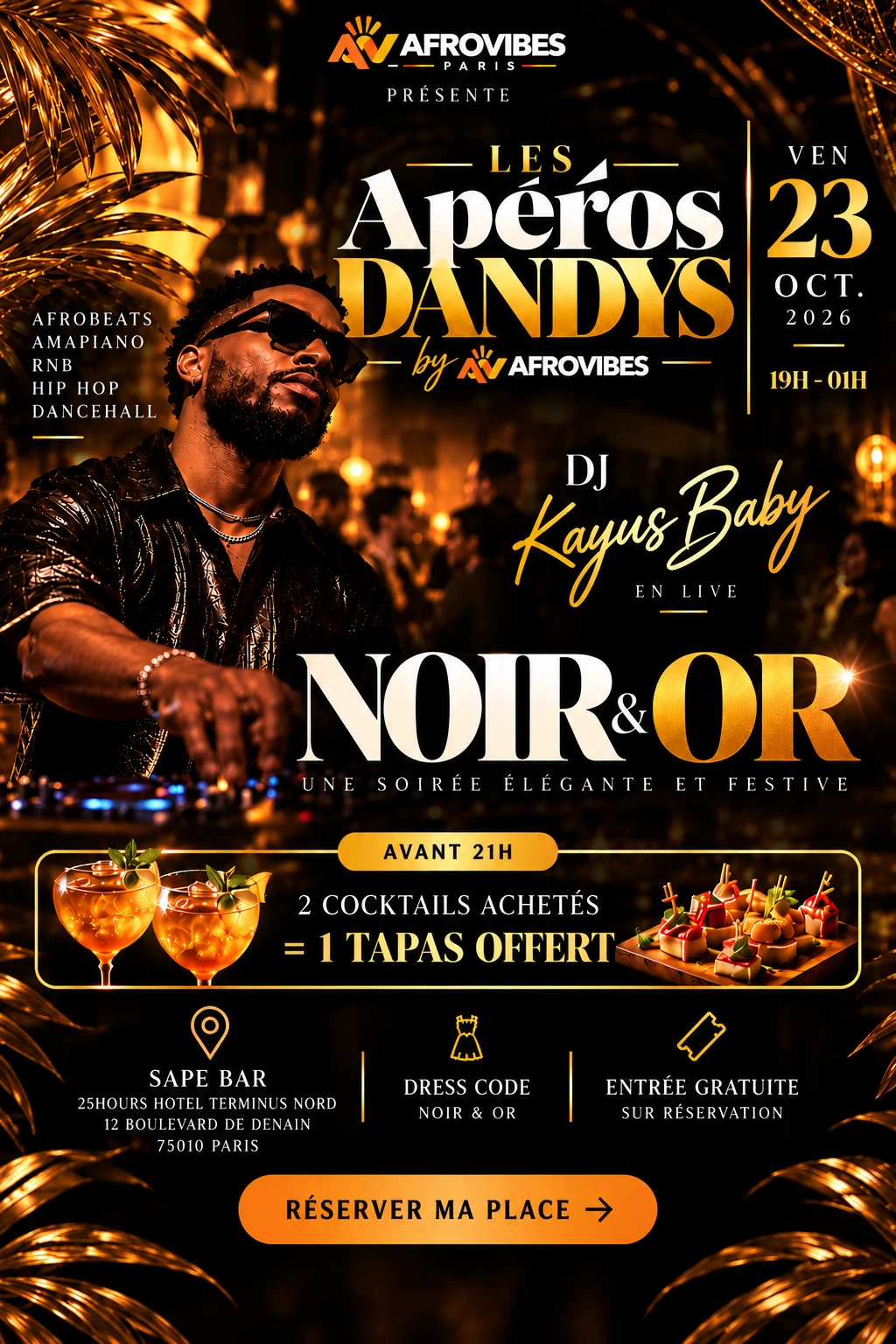 Les Apéros Dandys - Édition Noir & Or