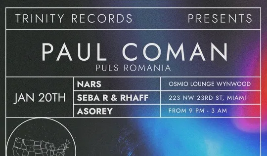 Trinity Records Presents "Paul Coman"
