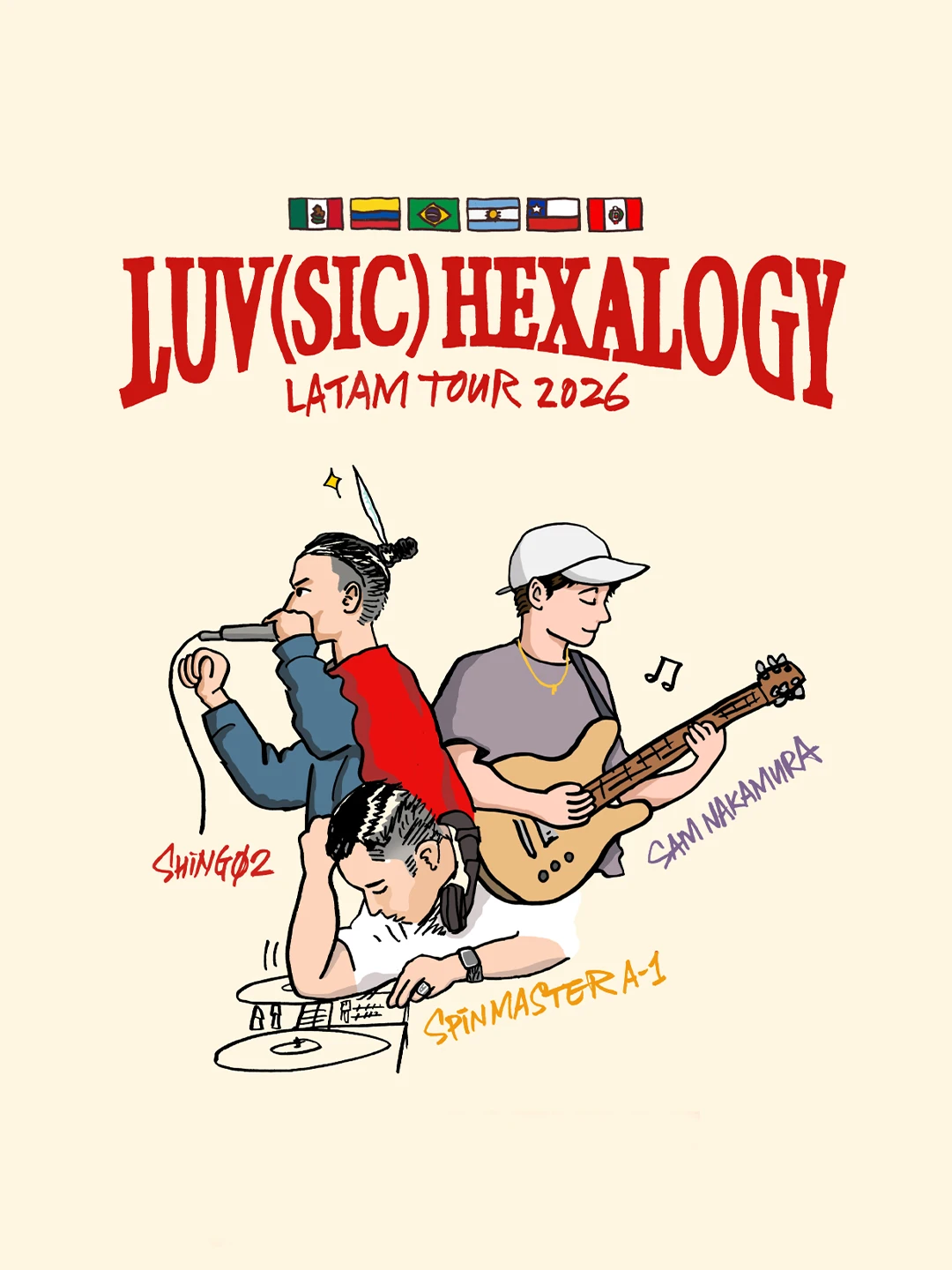 Luv(Sic) Hexalogy Latin America Tour 2026