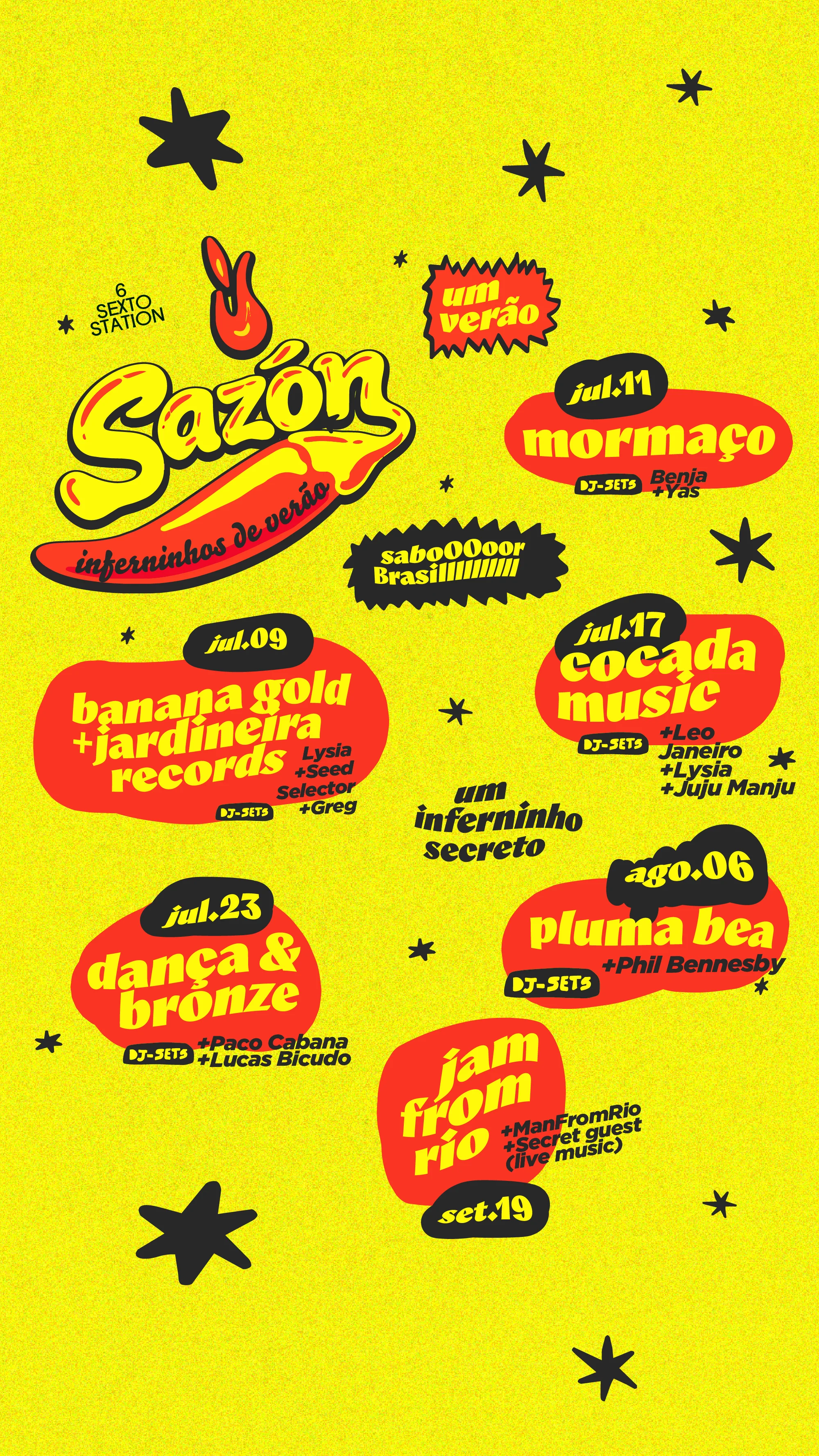 Sazón X Inferninhos De Verão At Sexto Station