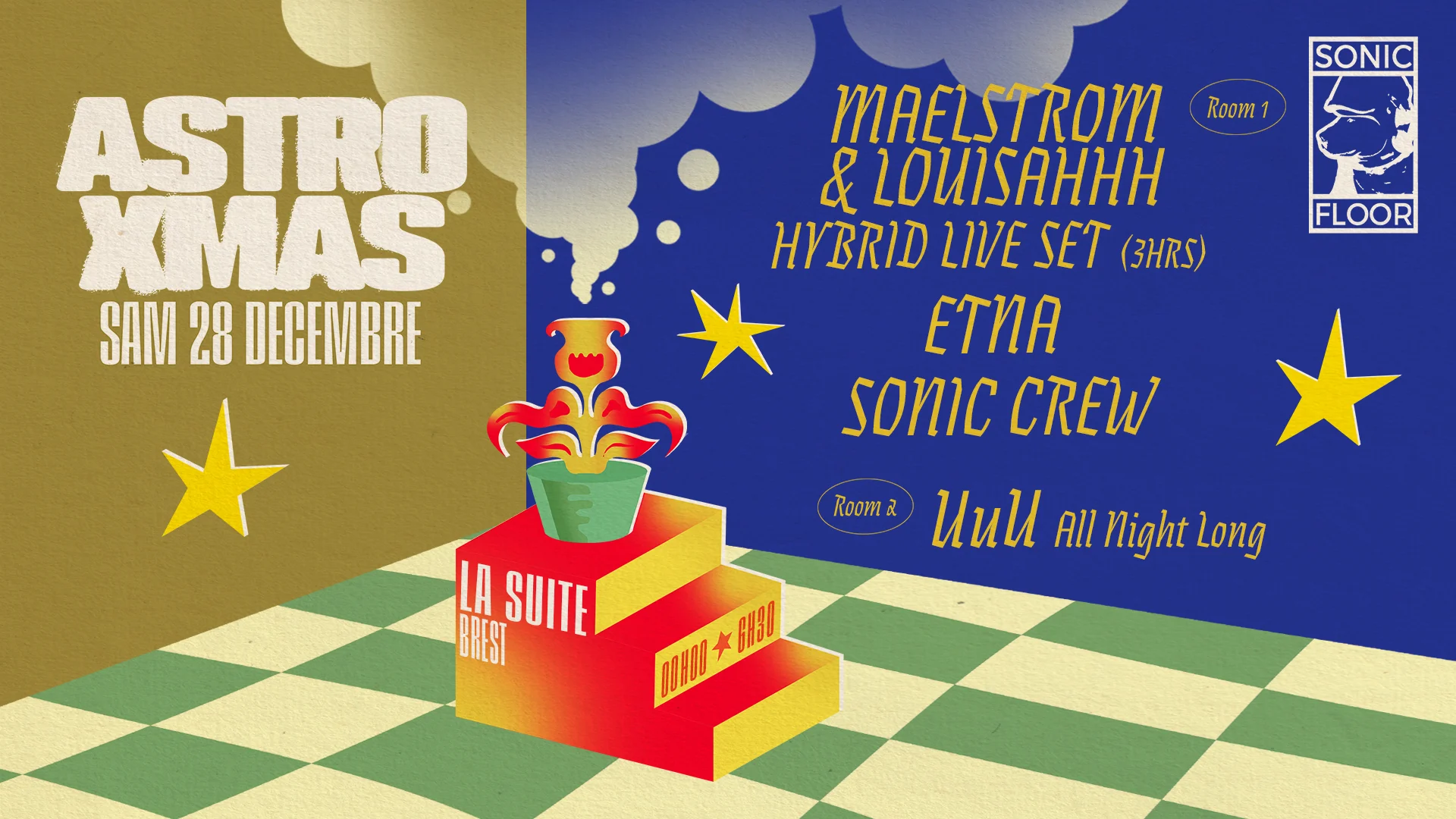 Astro X-Mas : Maelstrom & Louisahhh, Etna, Sonic Crew, Uuu