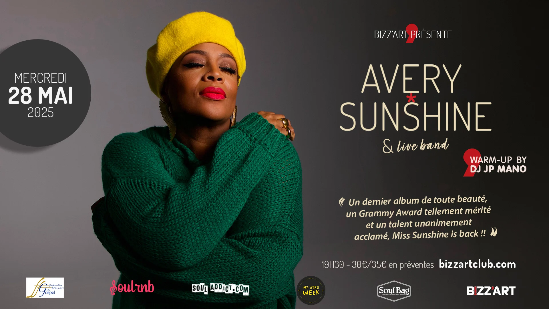 Avery Sunshine "So Glad To Know You" Tour