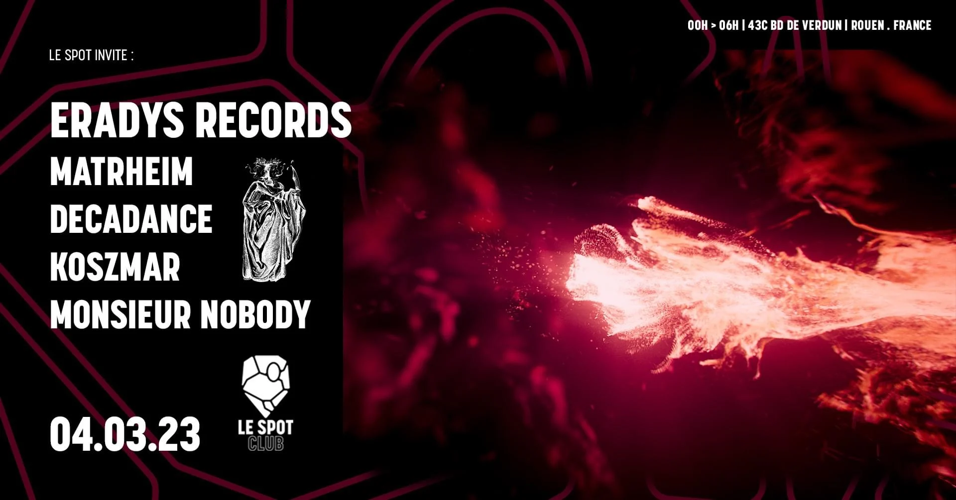 Le Spot Invite: Eradys Records