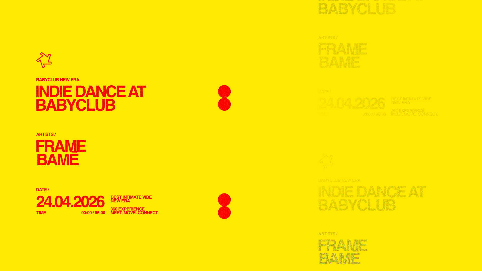 Indie Dance At Baby Club : Frame + Bame