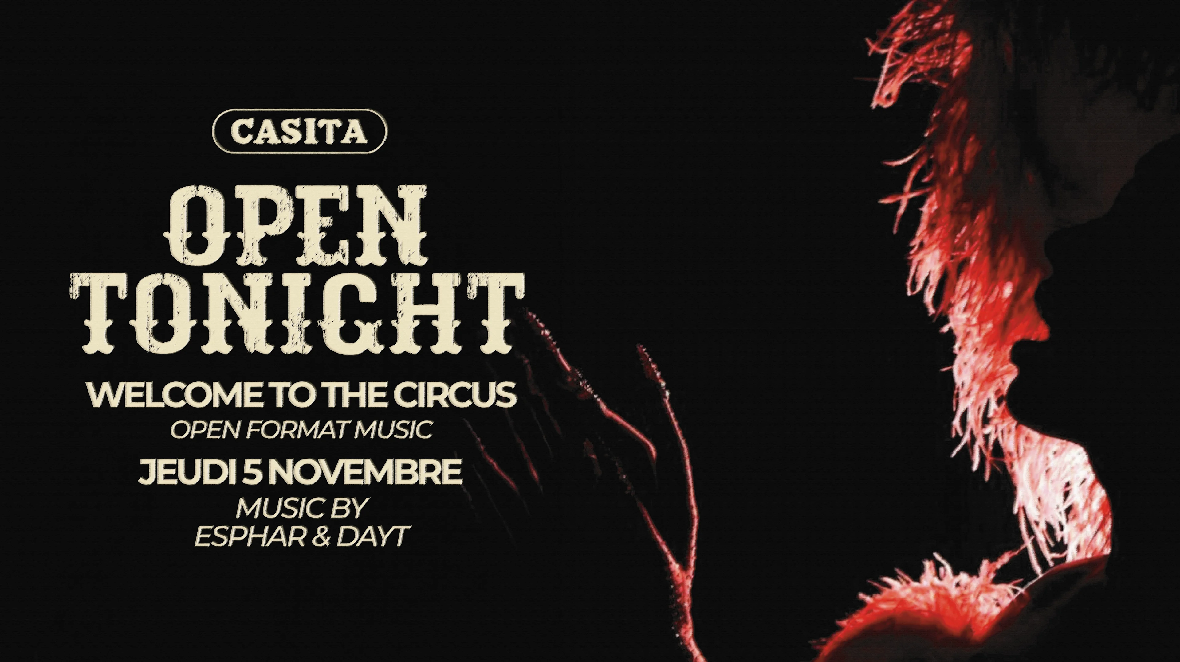 Jeudi 5 Novembre - Open Format Music