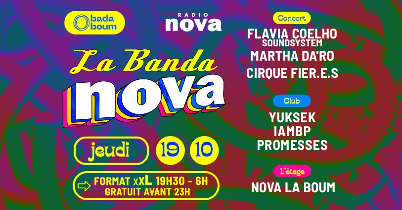 La Banda Nova — Flavia Coelho (+) Yuksek (+) Promesses &More