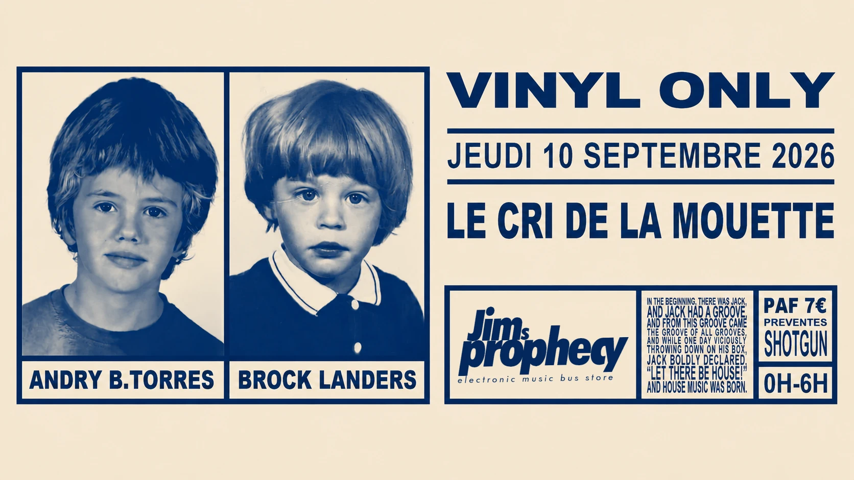Vinyl Only #4 Jim's Prophecy: Brock Landers & Andry B Torres