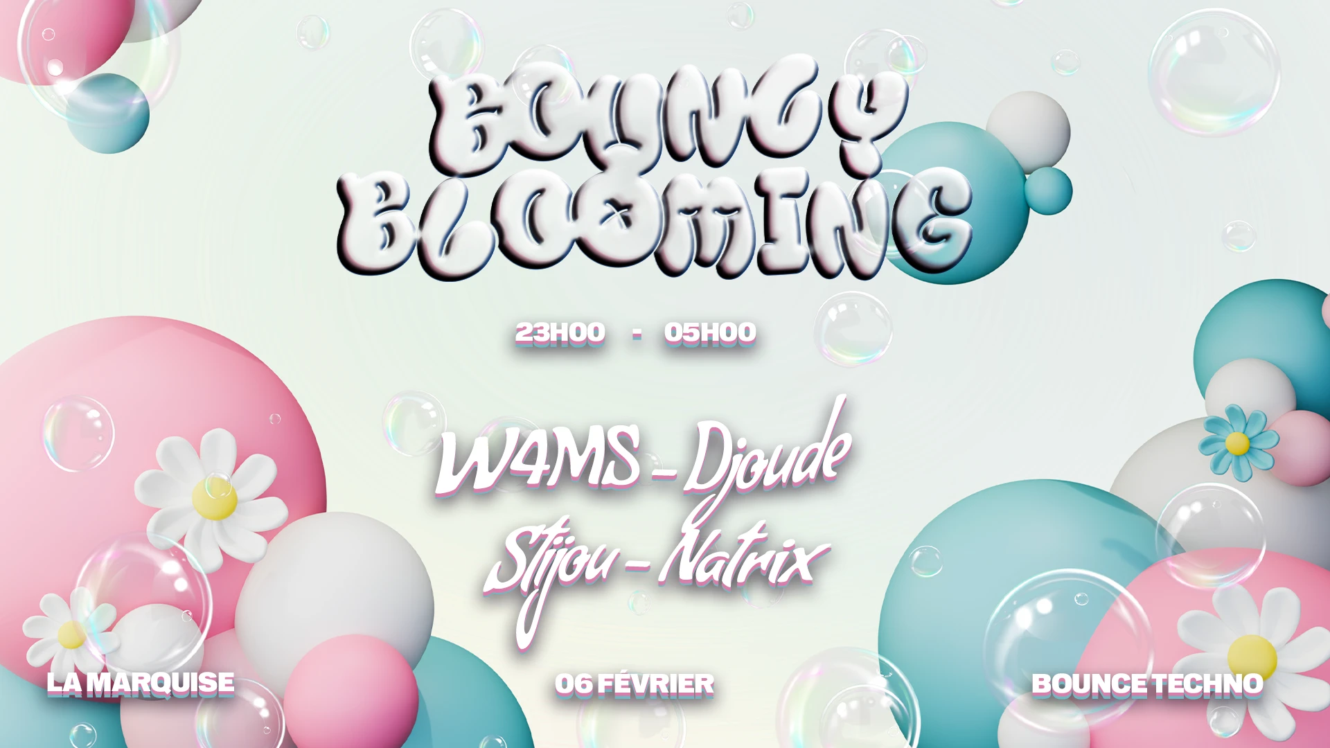 Bouncy Blooming Revient À La Marquise !