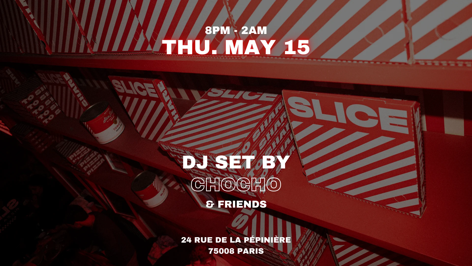 Chocho & Friends X Slice Pizza Club