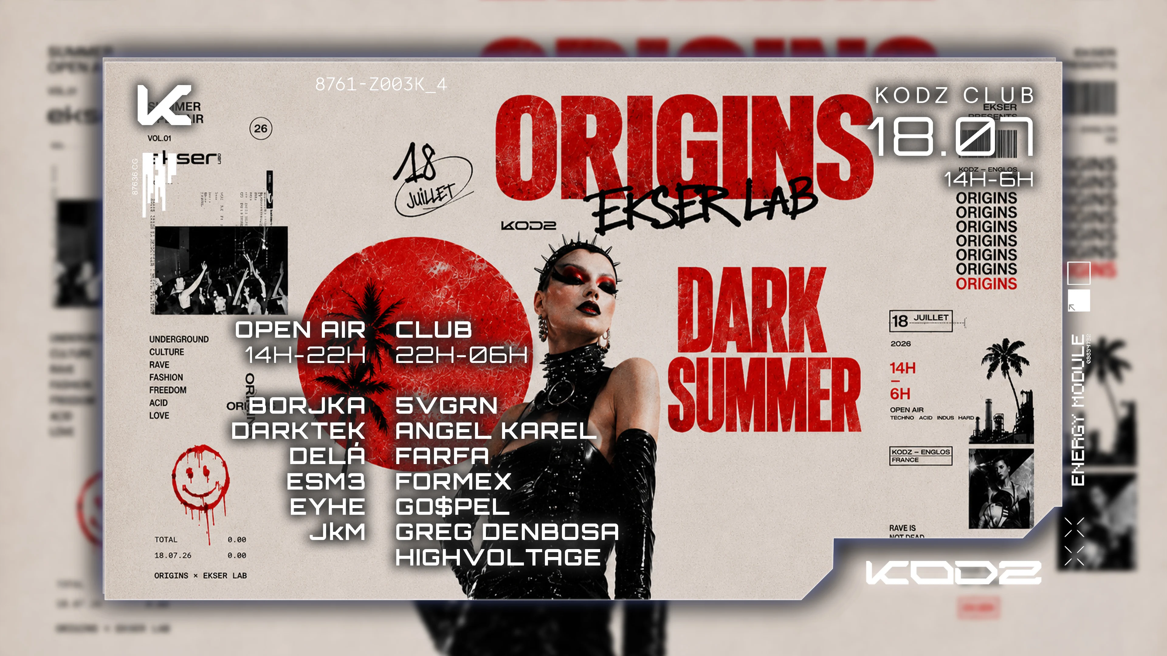 Kodz Open Air X Origins X Ekser Present Burning Dark Summer