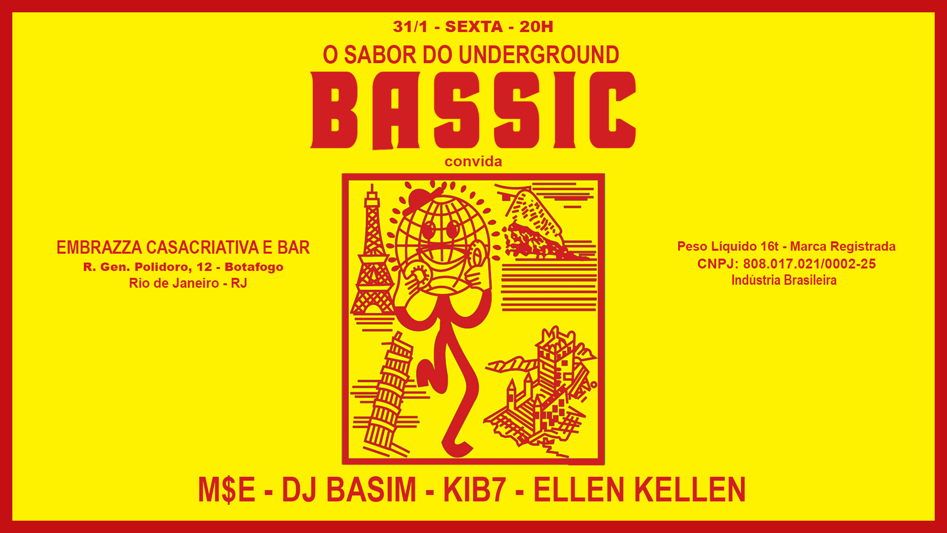 Bassic Convida: Kib7, Mse, Ellen Kellen & Dj Basim
