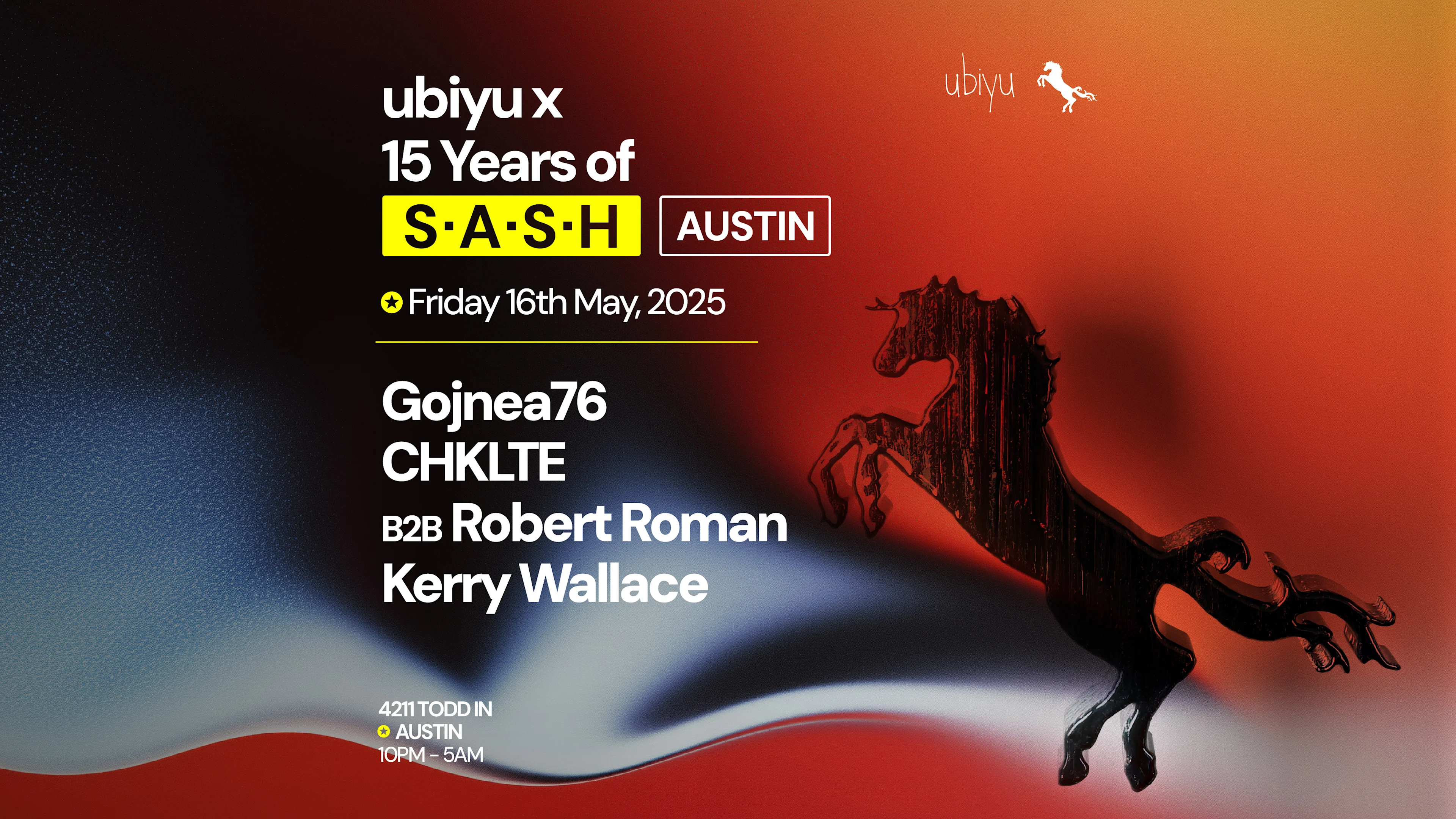 Ubiyu X 15 Years Of S.A.S.H W/ Gojnea76