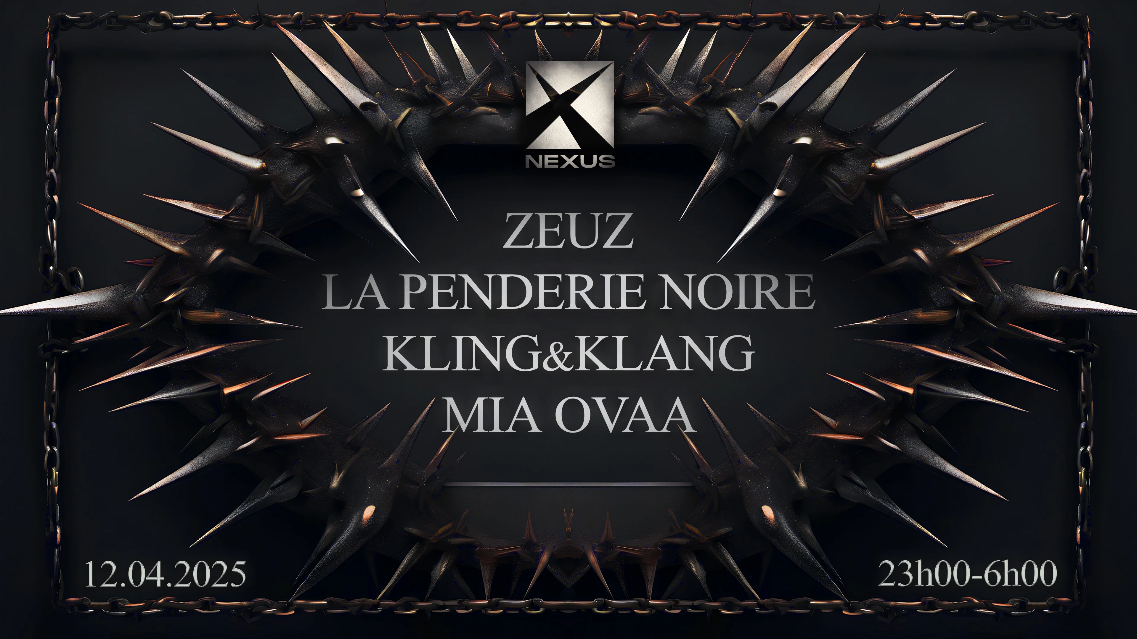 Nexus : Zeuz | La Penderie Noire | Kling&Klang & Mia Ovaa