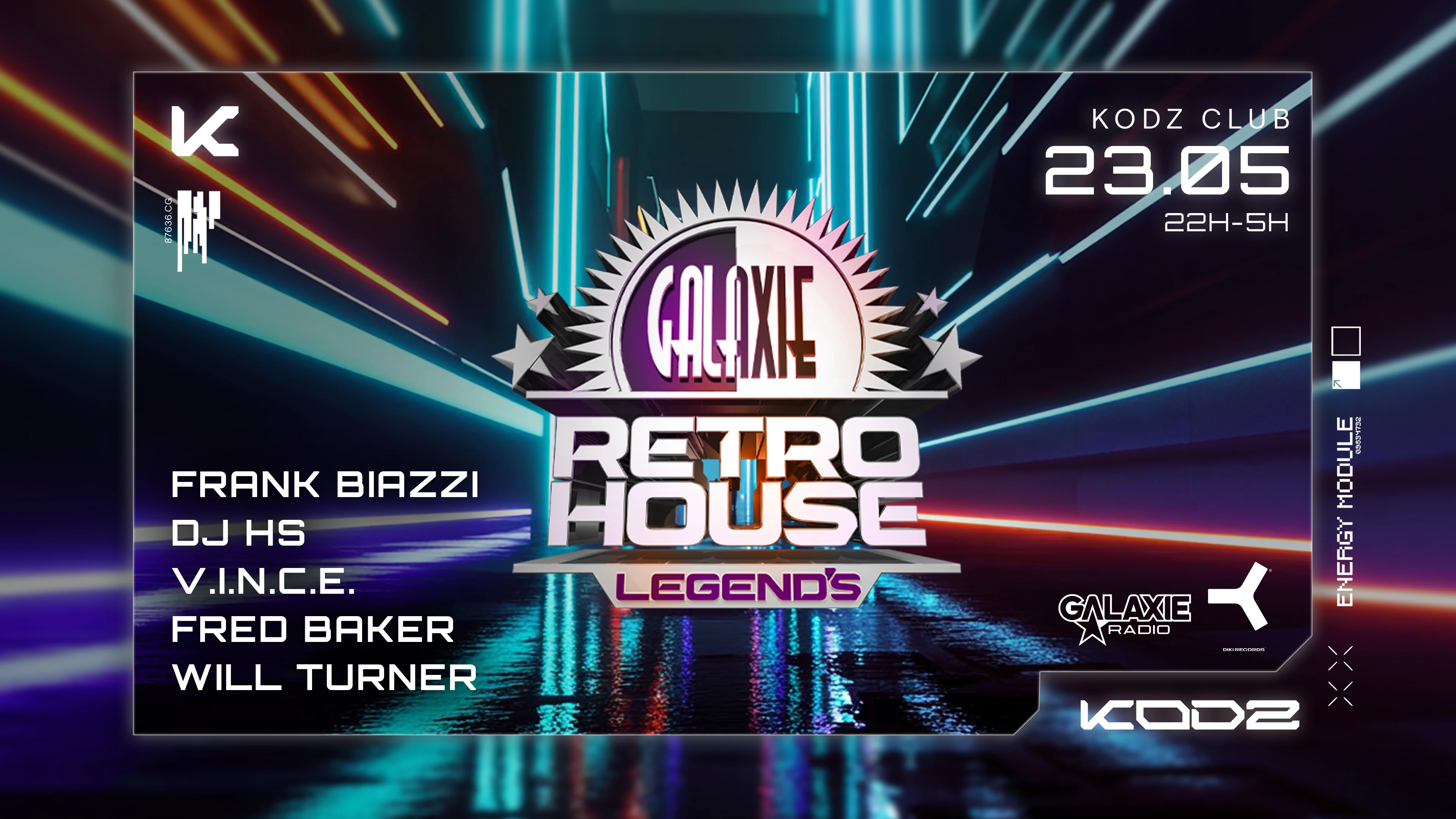 Kodz X Galaxie Rétro House Legend’S : Frank Biazzi & More