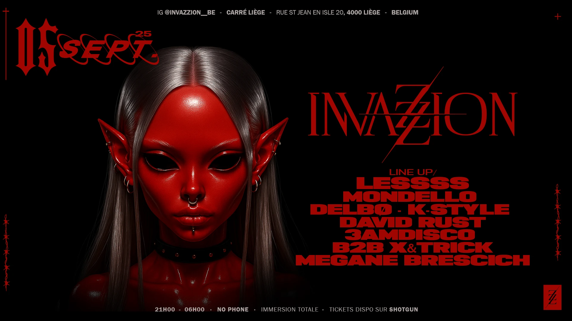 Invazzion —  360° Stage —  Liège
