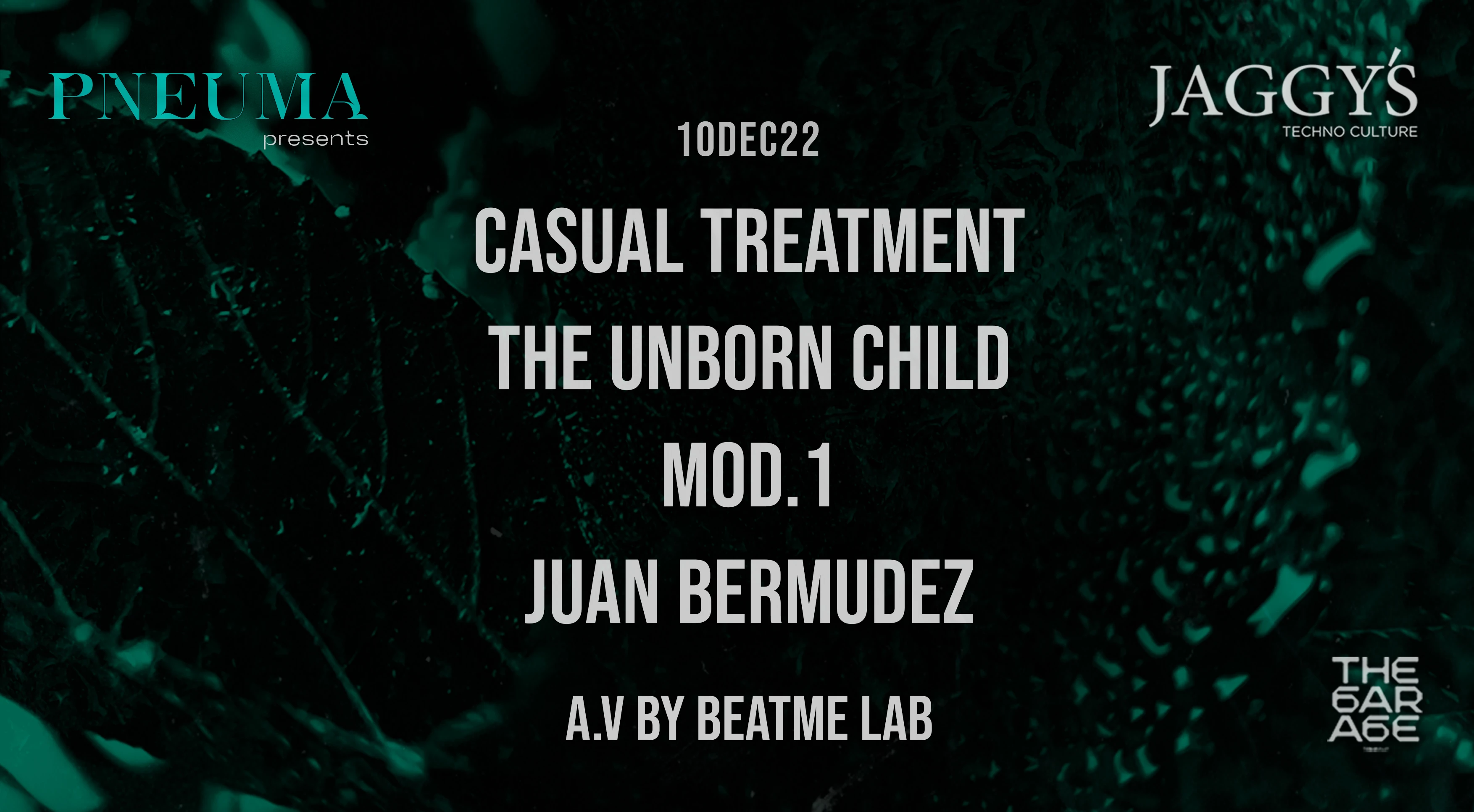 Jaggy's Pneuma 10dic22 @ The Garage Of Bass Valley.