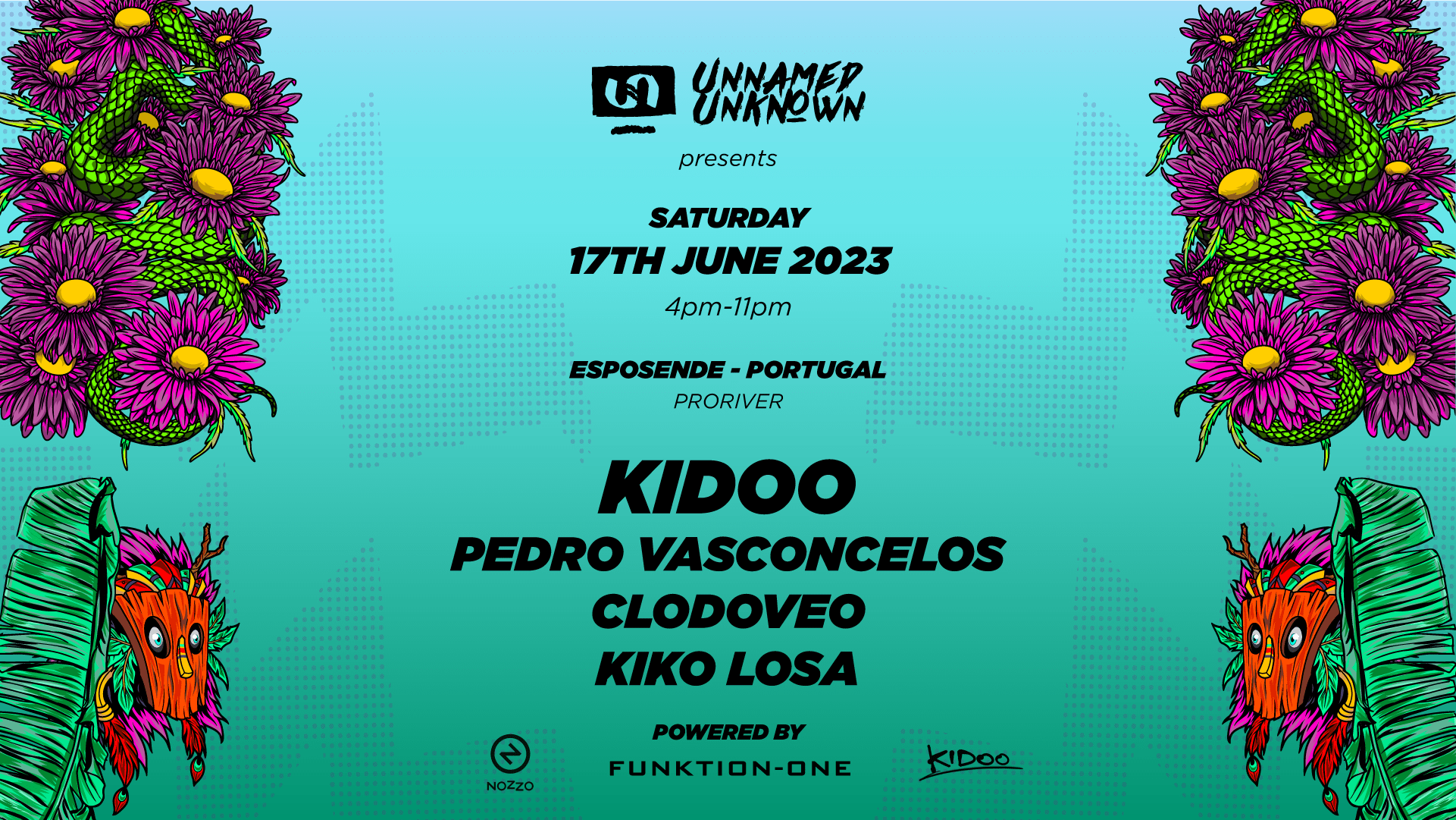 U&U Presents Kidoo, Pedro Vasconcelos, Clodoveo, Kiko Losa