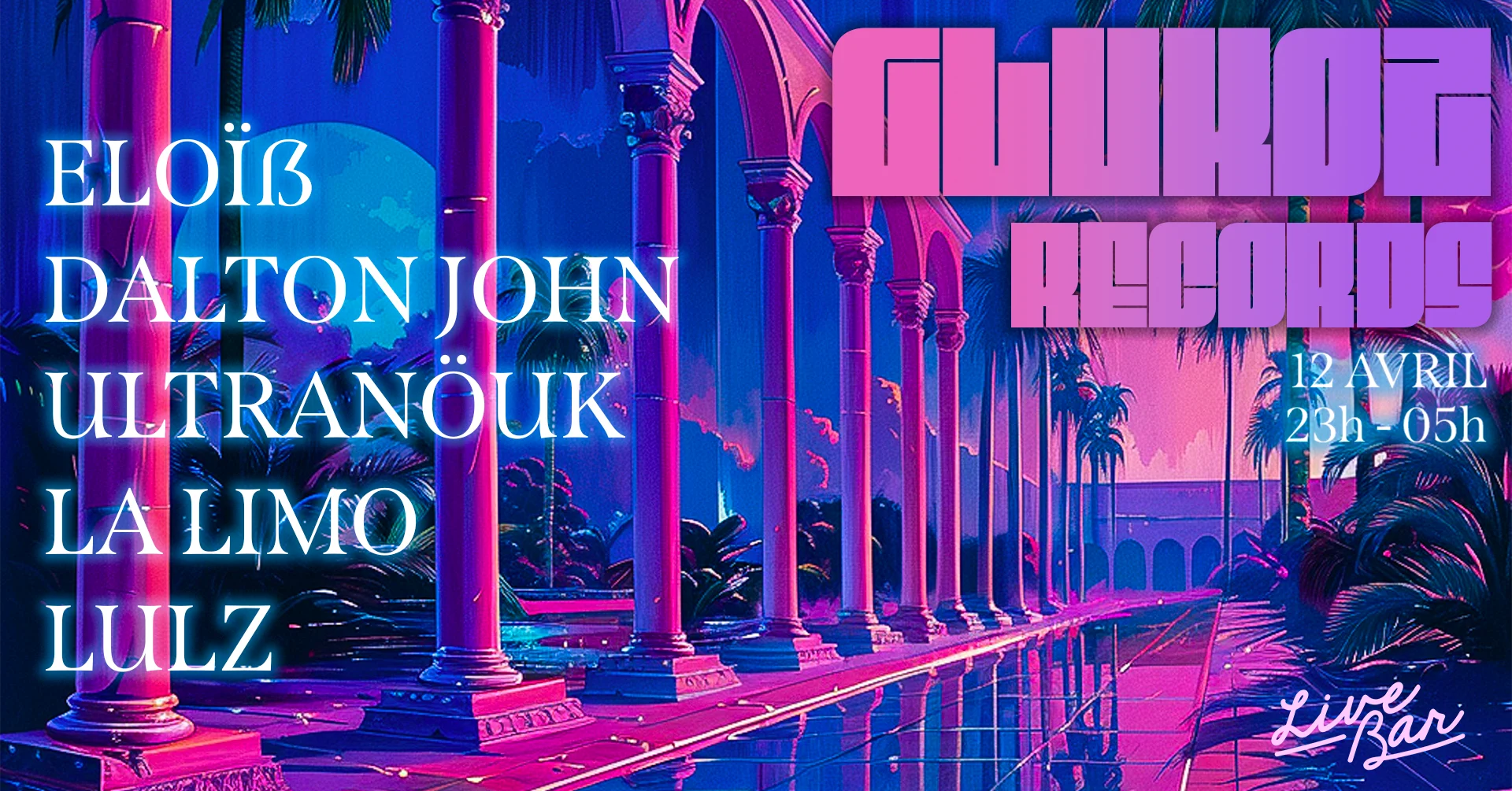 Glukoz X Livebar Bercy