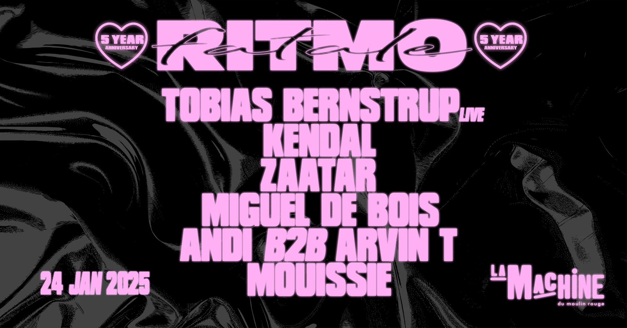 Ritmo Fatale 5 Year Anniversary : Kendal, Zaatar & More
