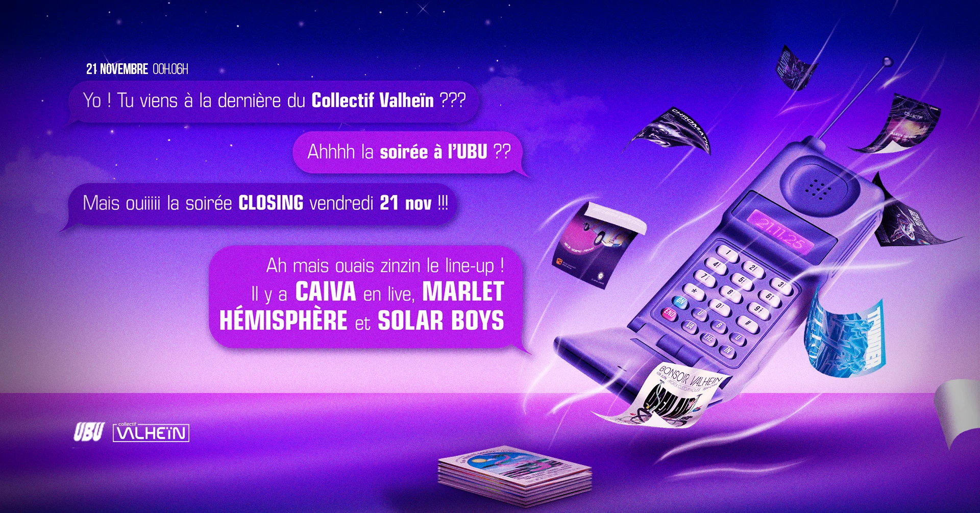 Closing By Valheïn X Ubu W/ Caiva & More...